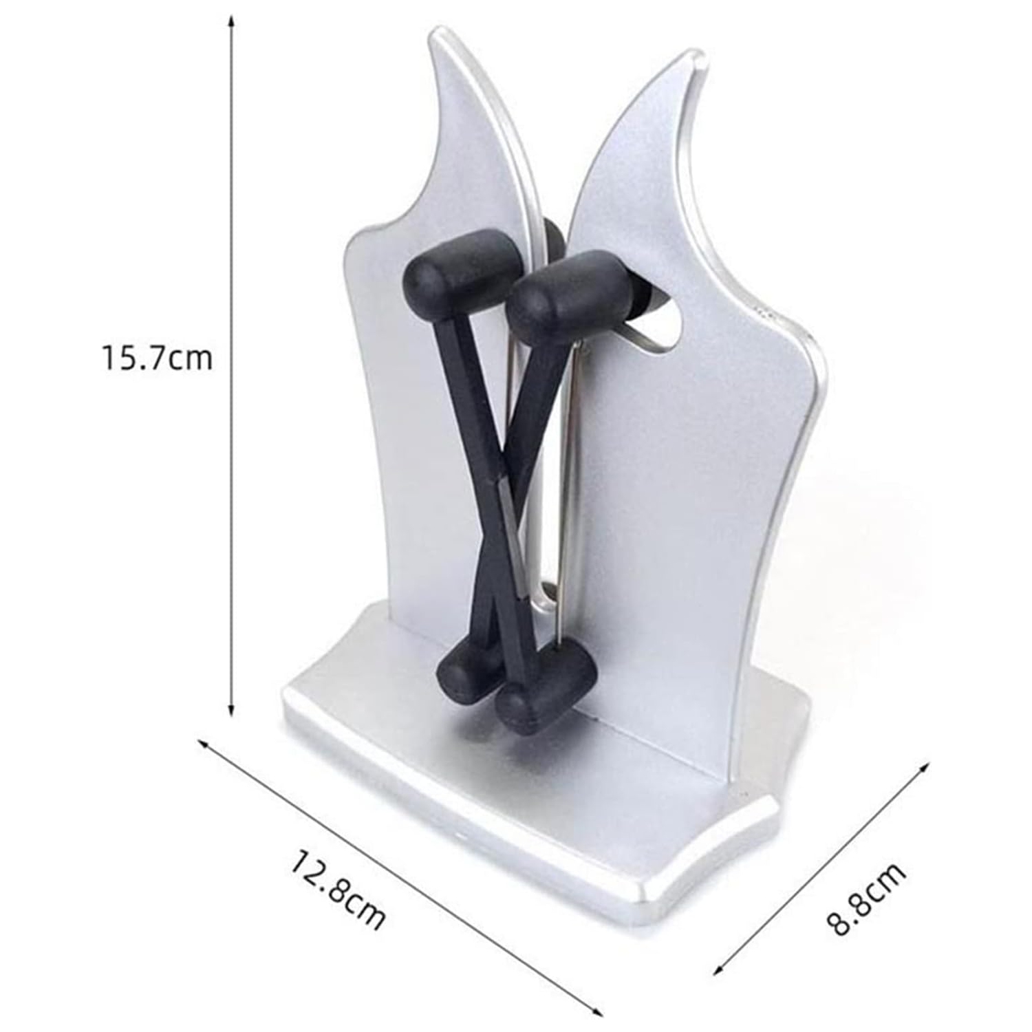 Knife sharpener with stand Multifunctional quick sharpening stone vertical knife sharpening tool Home kitchen knife sharpening tool