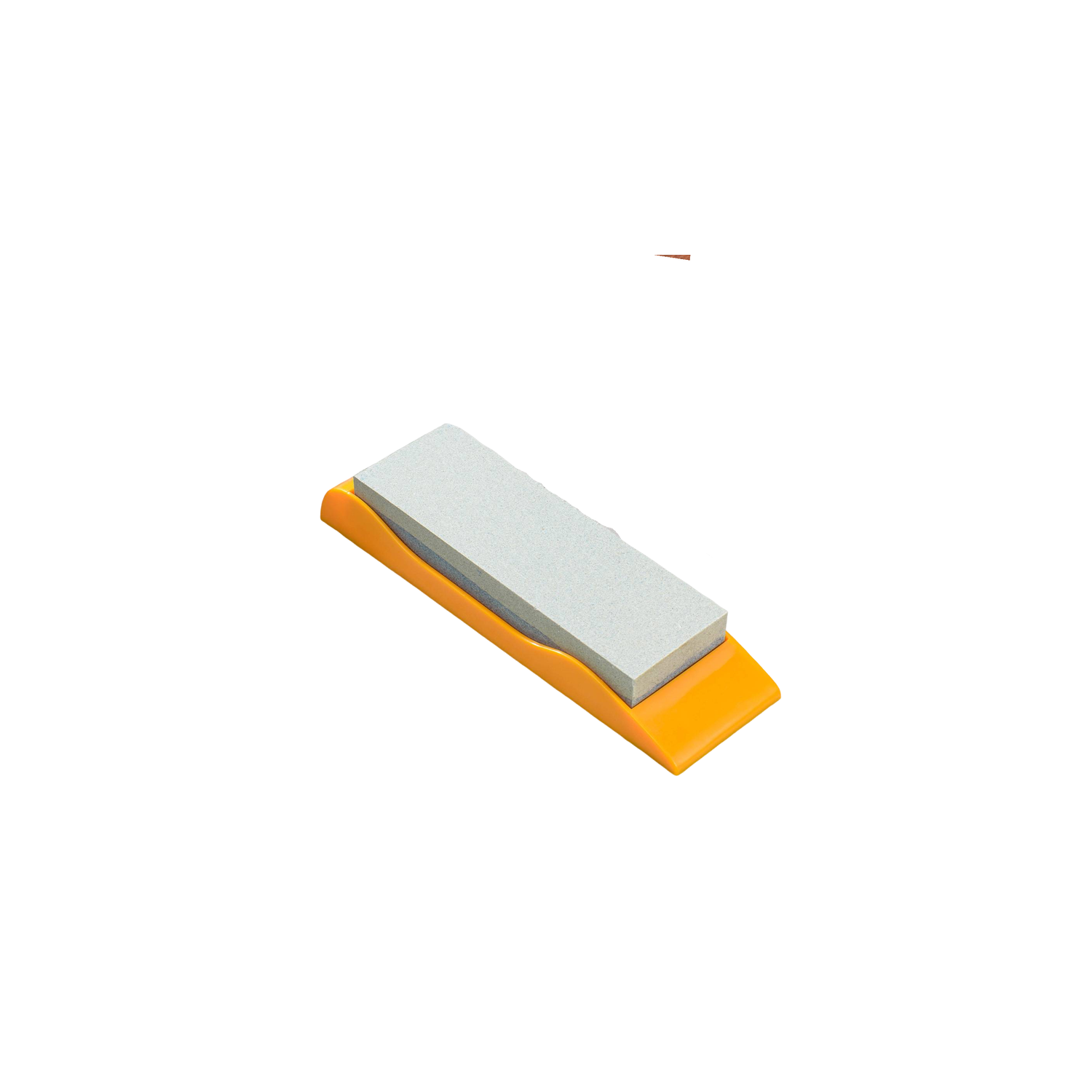 Multifunctional sharpening stone double-sided household sharpening stone brown corundum kitchen tool - large, orange