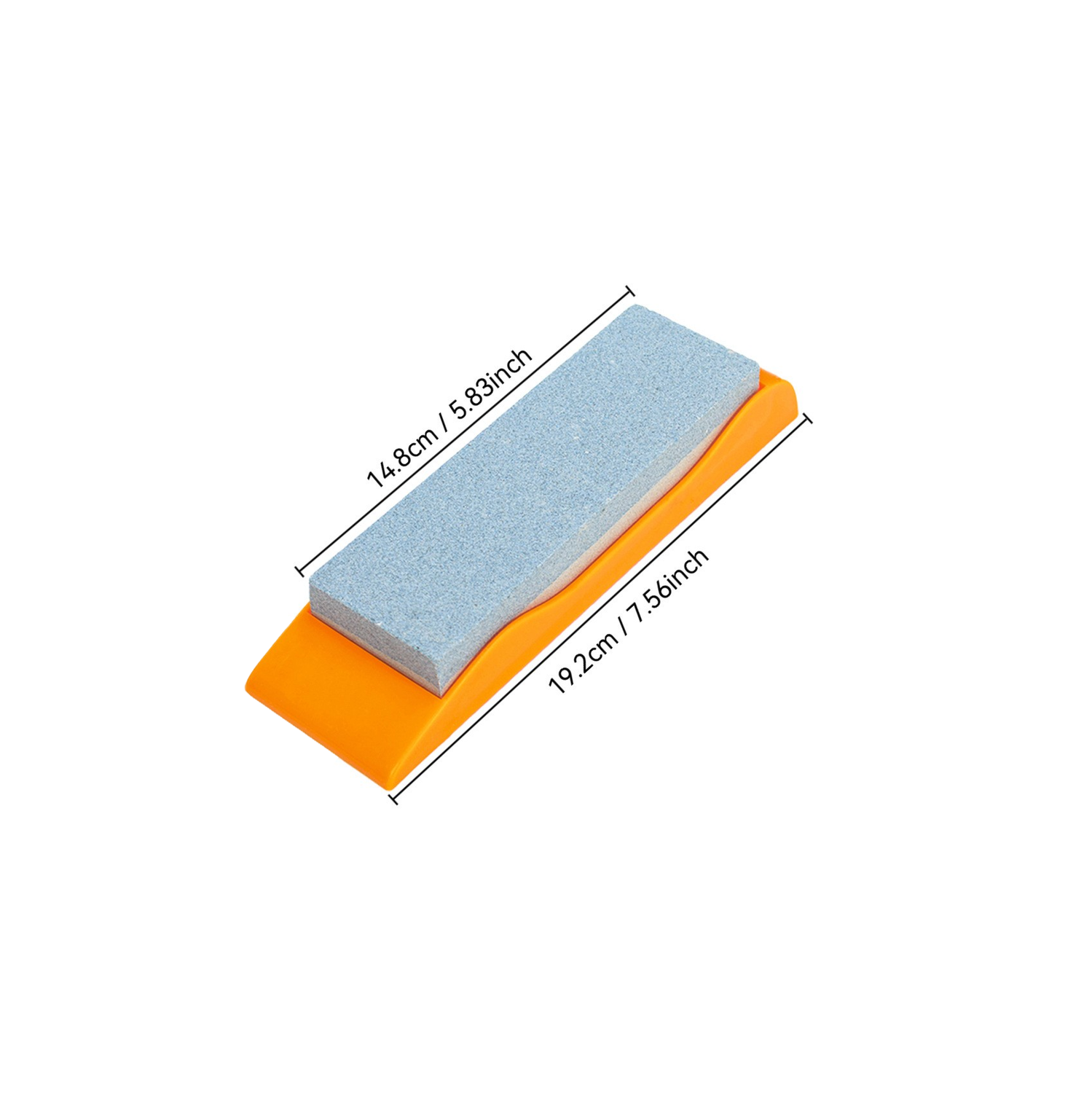 Pierre d'affûtage multifonctionnelle à double face pour la maison, pierre d'affûtage brun corundum – grand, vert