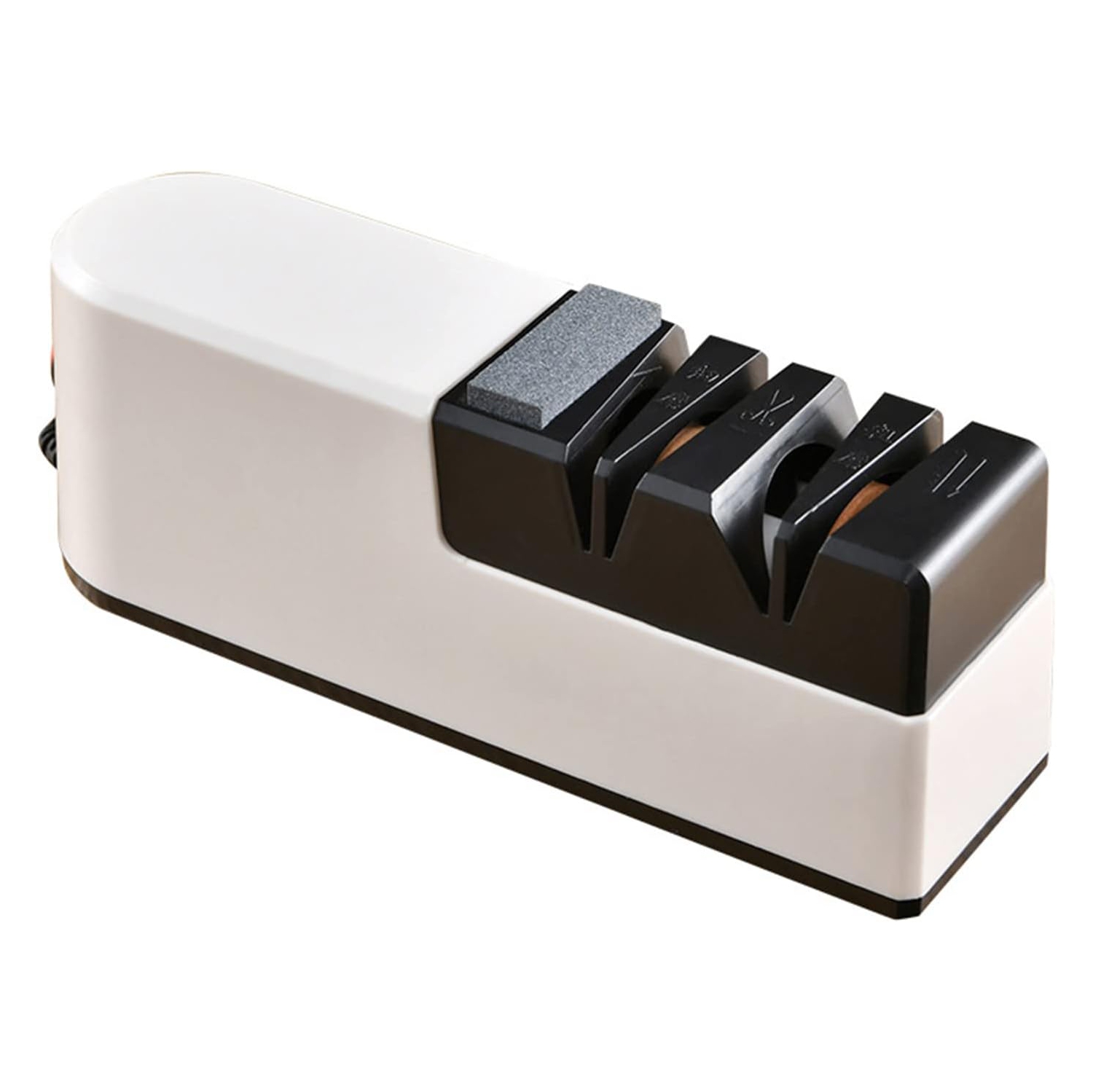 Affûteur de couteaux électrique USB Ciseaux de cuisine Affûteur Moulin à outils facile et sécuritaire à utiliser