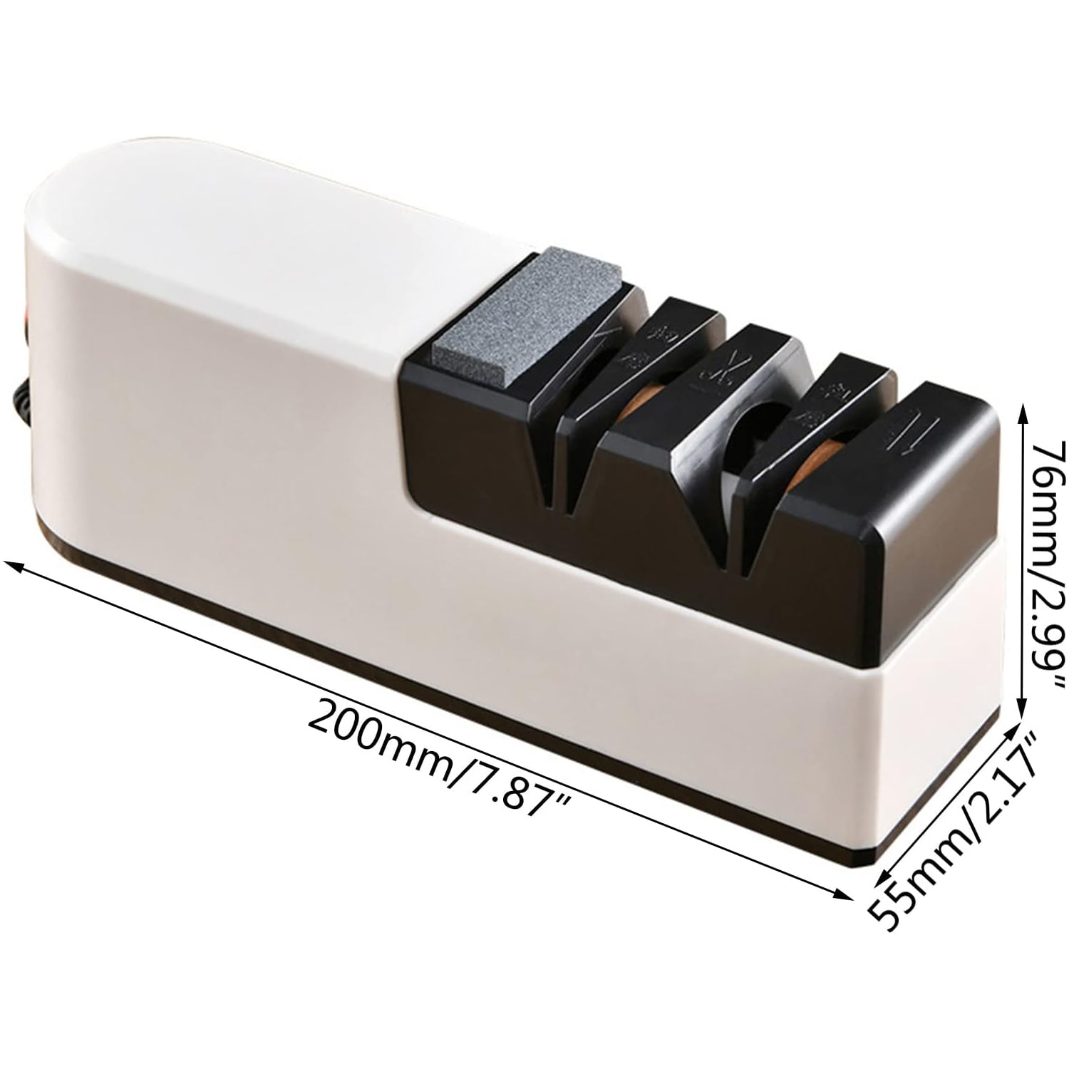 Affûteur de couteaux électrique USB Ciseaux de cuisine Affûteur Moulin à outils facile et sécuritaire à utiliser