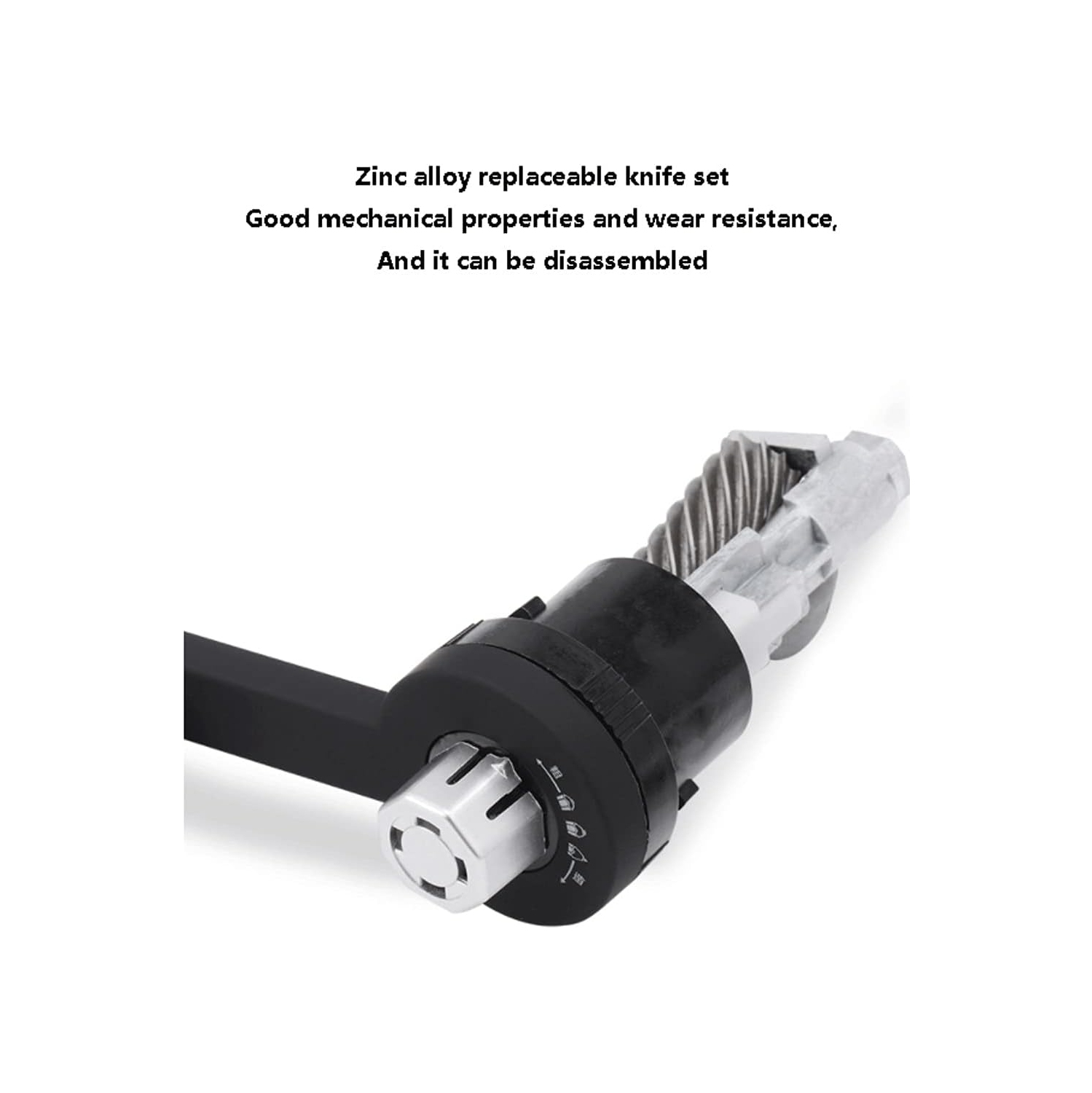 Black Pencil Sharpener, Non-Electric, Manual Pencil Sharpener for Kids, Suitable for Colored Pencils, School Classroom and Office (Black)