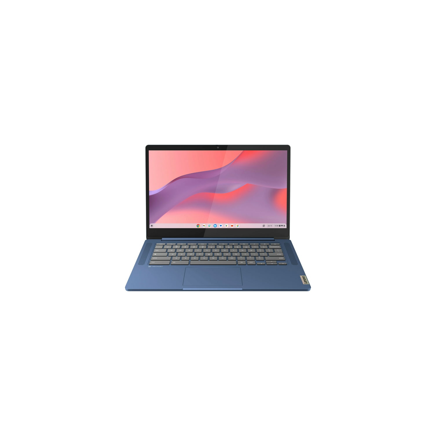 Refurbished Lenovo Ideapad Slim 3 Chromebook 14" Touchscreen FHD Laptop (MediaTek 8186, 4GB RAM, 64GB eMMC, Chrome OS) - Abyss Blue (82XJ0000US)