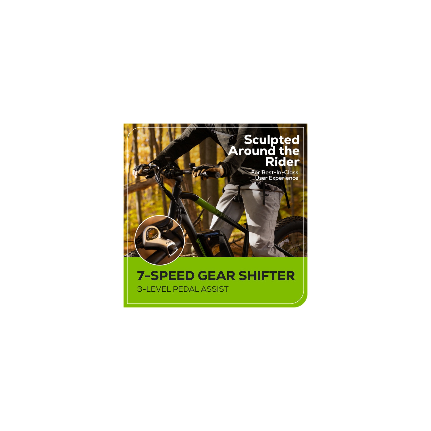 VÉLO électrique DE MONTAGNE 80&nbsp;V de 26&nbsp;po TOUS TERRAIN de Greenworks, 1 batterie 4&nbsp;Ah et chargeur 6&nbsp;A inclus