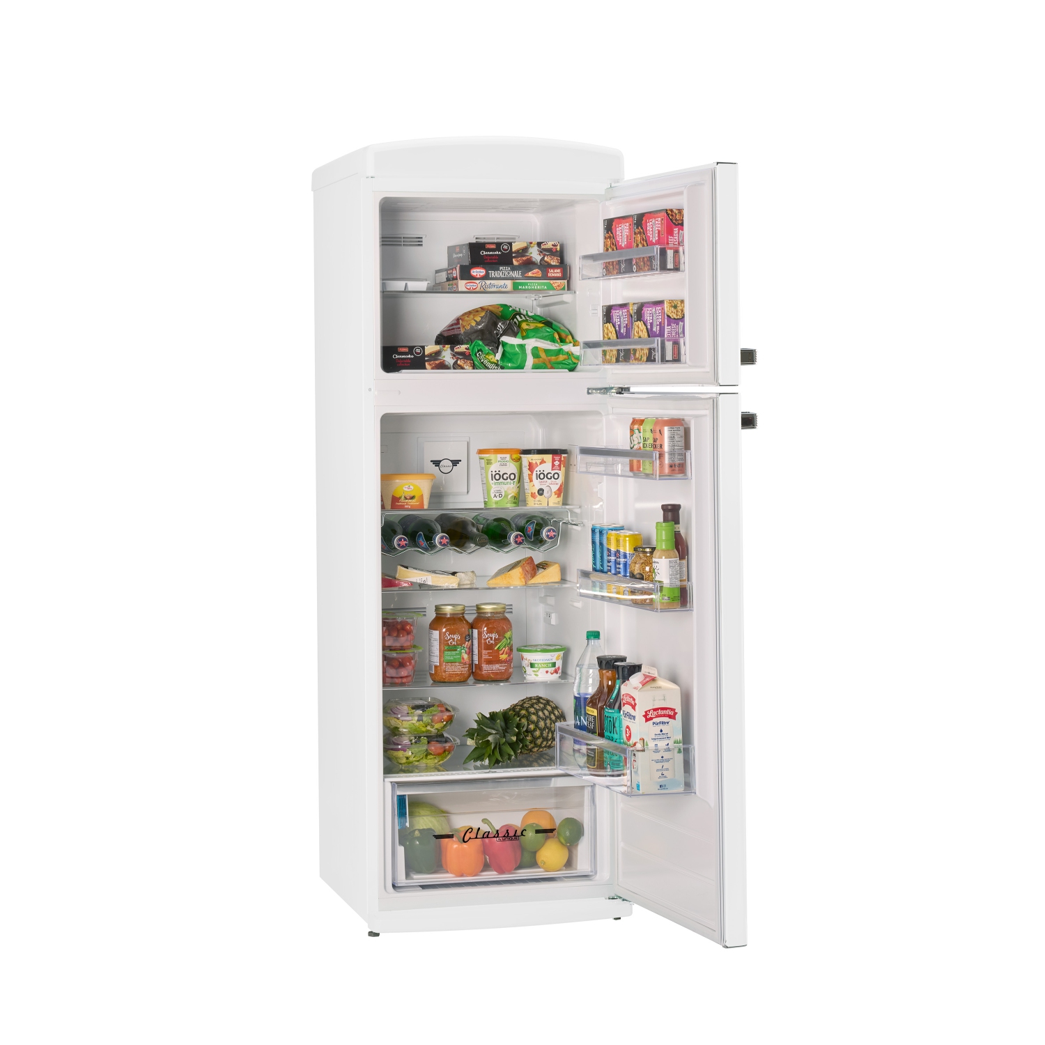 Unique Appliances Classic Retro 11 cu.ft. Top Freezer Refrigerator - Marshmallow White