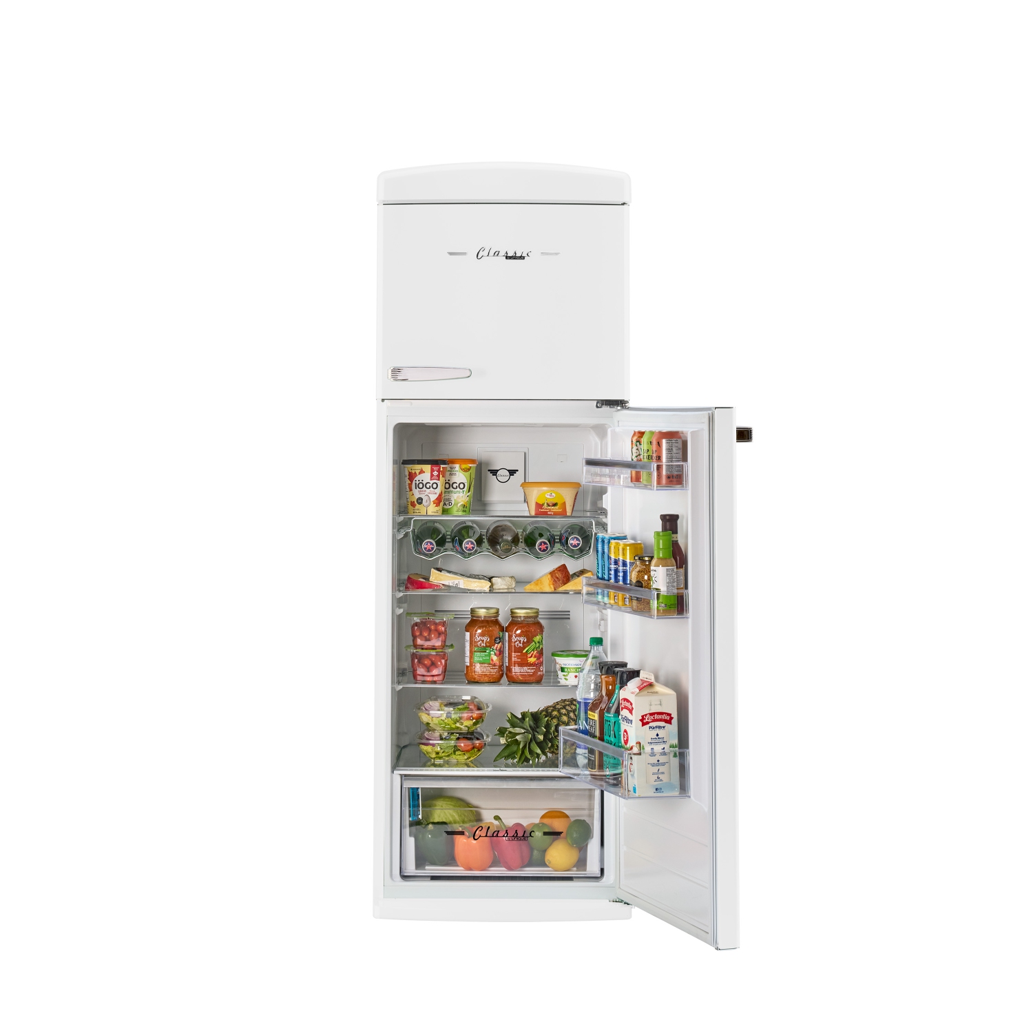 Unique Appliances Classic Retro 11 cu.ft. Top Freezer Refrigerator - Marshmallow White