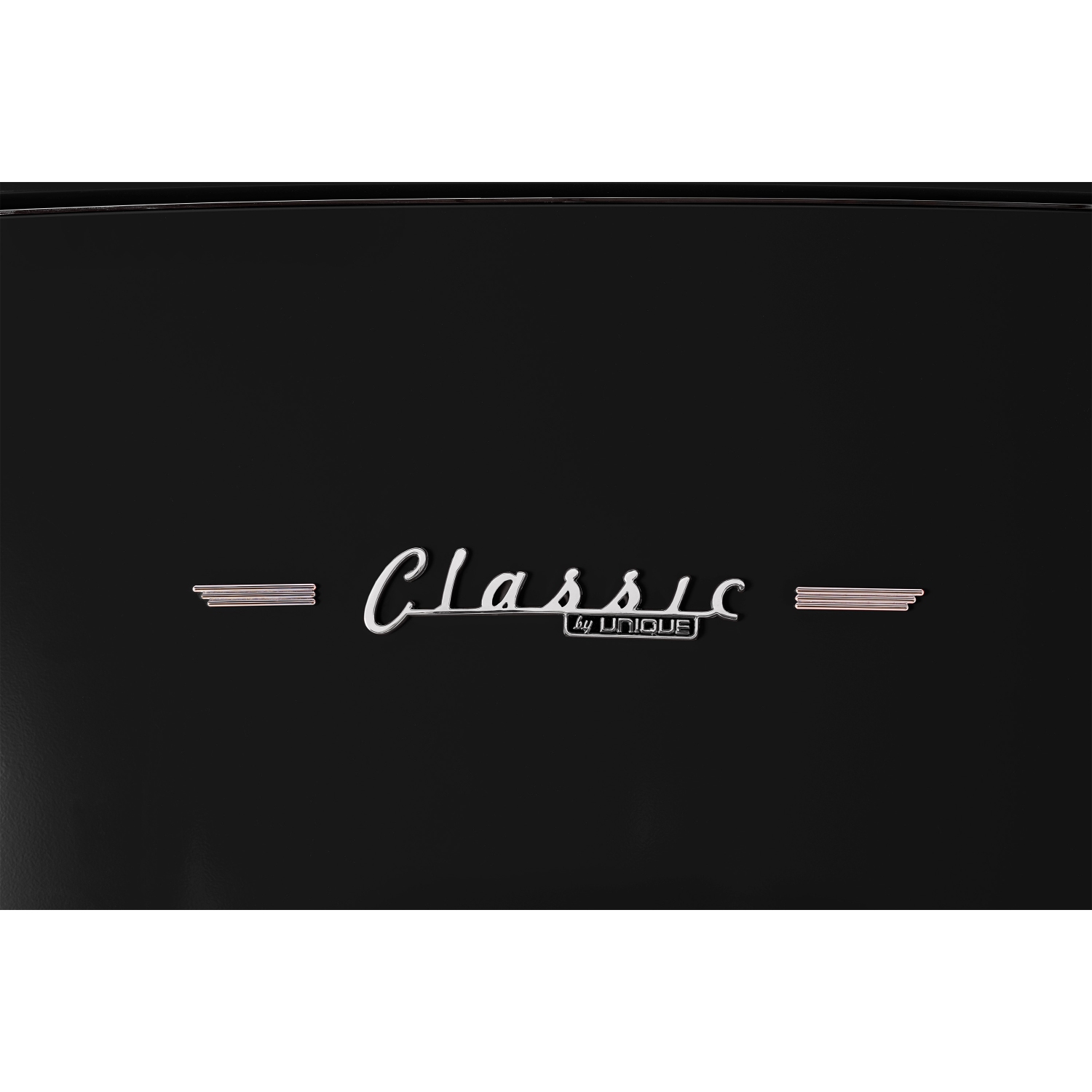 11 pi³ rétro classique pour électroménagers uniques Réfrigérateur à congélateur supérieur - Noir minuit