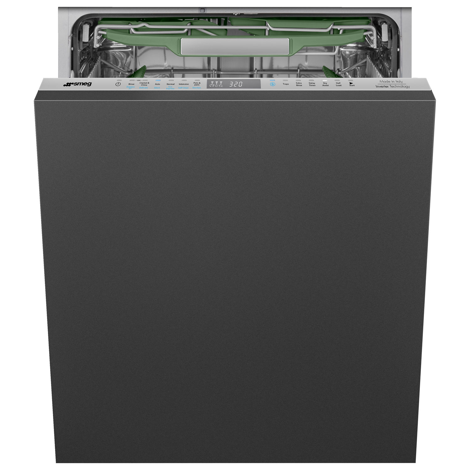 Smeg 24" 38dB Built-In Dishwasher with Stainless Steel Tub & Third Rack - Panel Ready