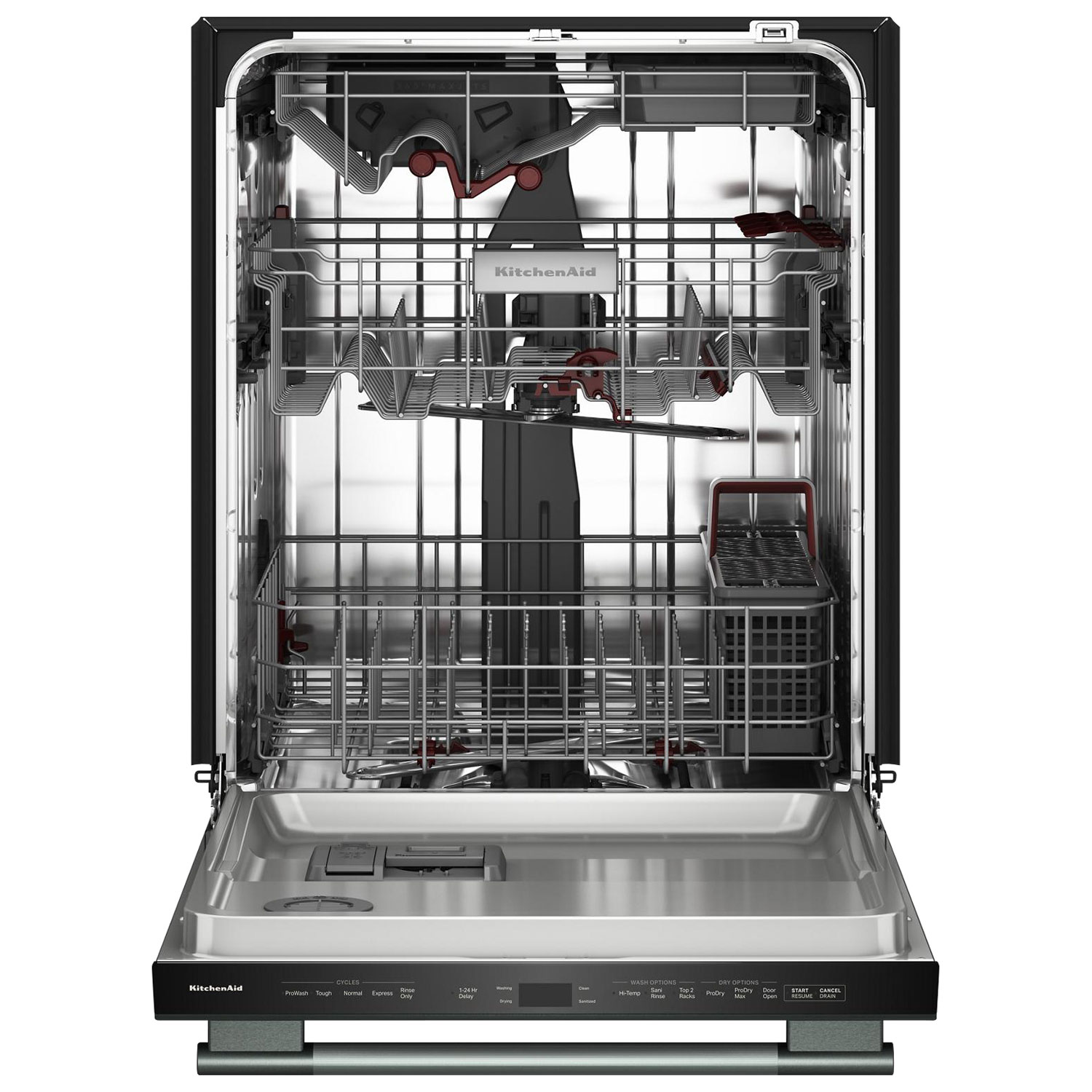 KitchenAid 24" 44dB Built-In Dishwasher w/ Stainless Steel Tub & Third Rack - Juniper