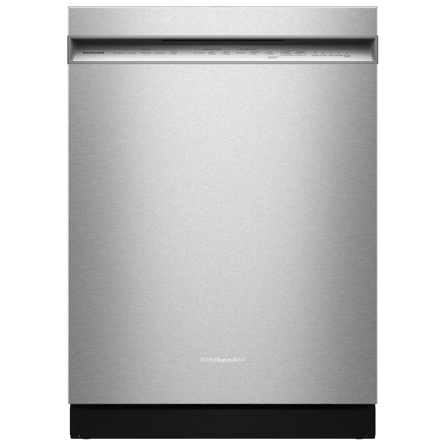 Lave-vaisselle encastrable 24 po 44dB avec cuve en inox et troisième panier de KitchenAid - Inox