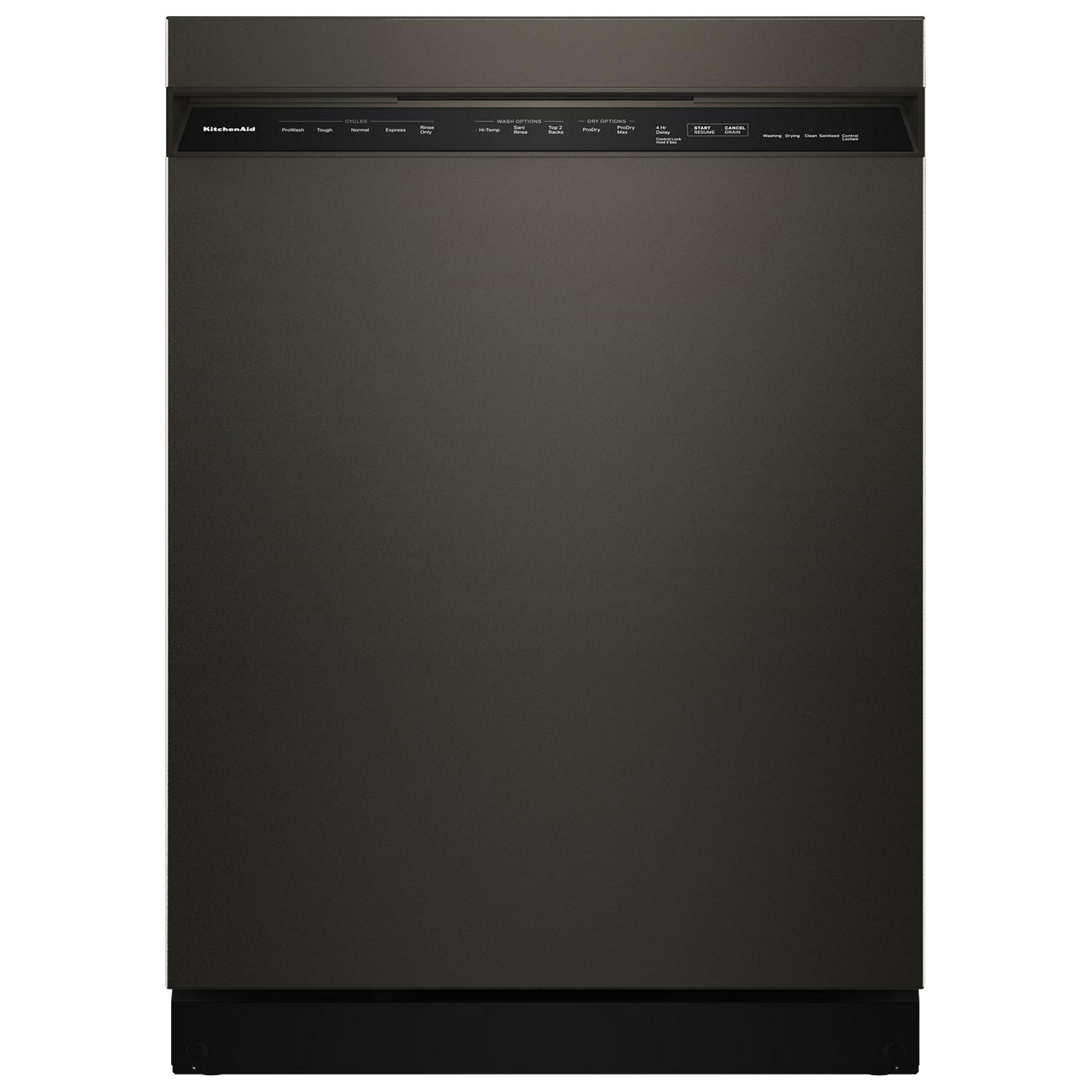 KitchenAid 24" 44dB Built-In Dishwasher w/ Stainless Steel Tub & Third Rack - Black Ore