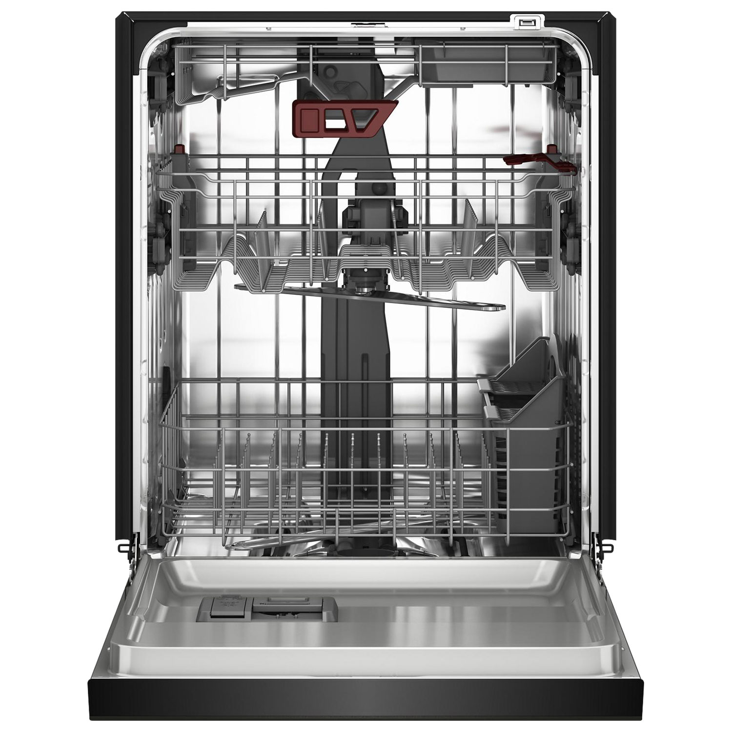 Lave-vaisselle encastrable de 24 po 41 dB avec cuve en inox et troisième panier de KitchenAid - Fonte noire