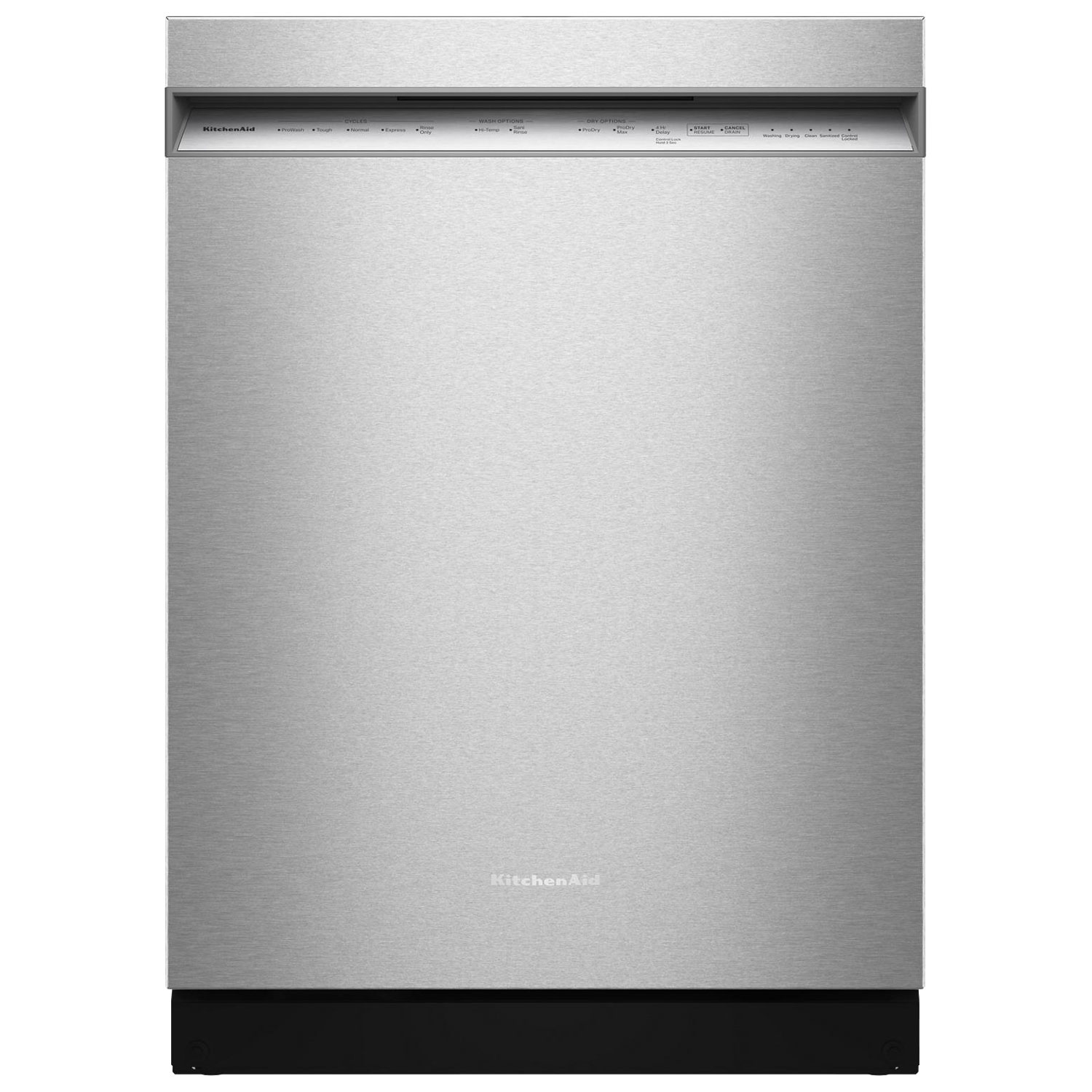 Lave-vaisselle encastrable 24 po 47dB avec cuve en inox et troisième panier de KitchenAid - Inox