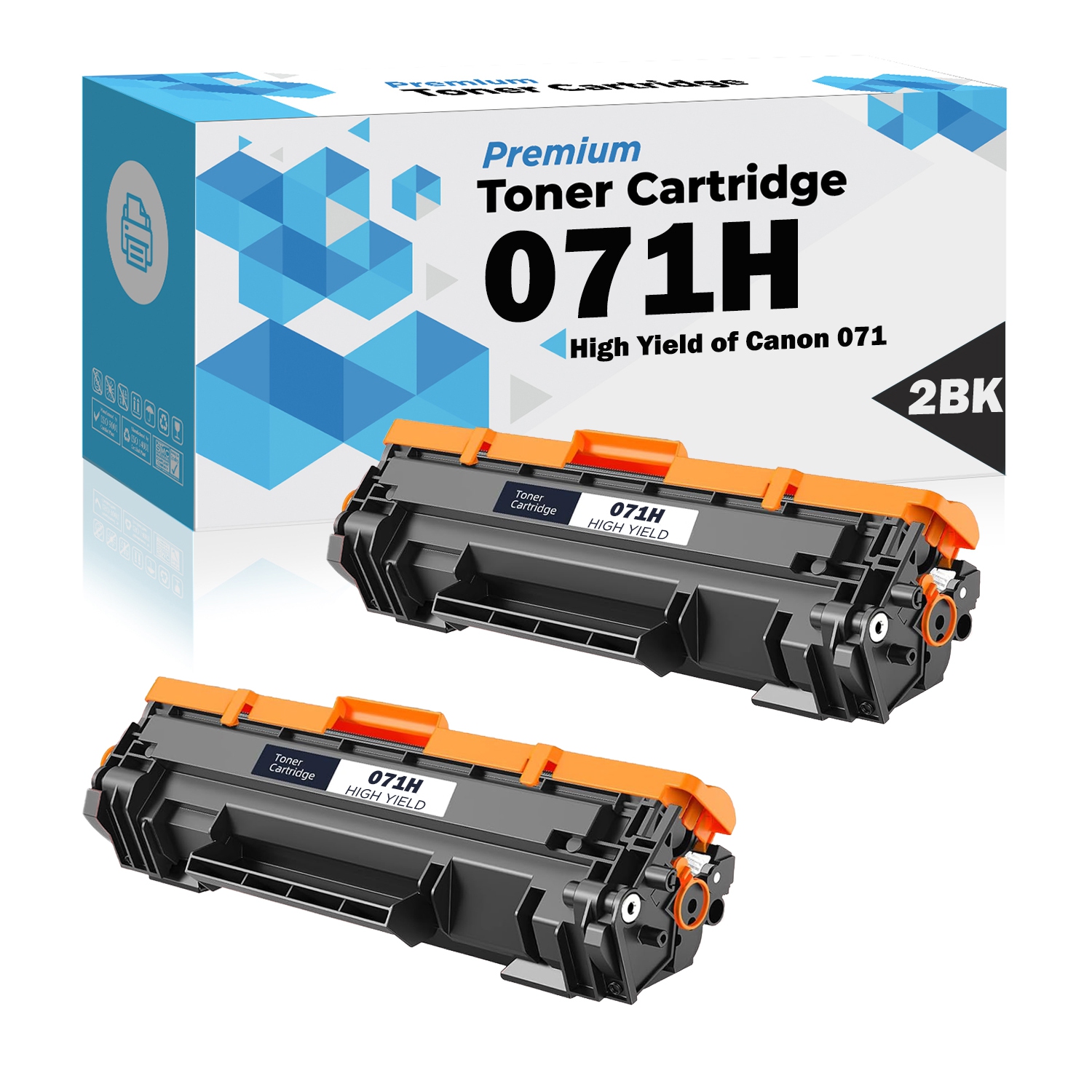 Ultra Toner® Compatible Canon 071 Toner Cartridge 071H High Yield Black CRG-071 CRG071 canon071 - ImageClass LBP122dw, MF272dw, MF273dw, MF275dw,