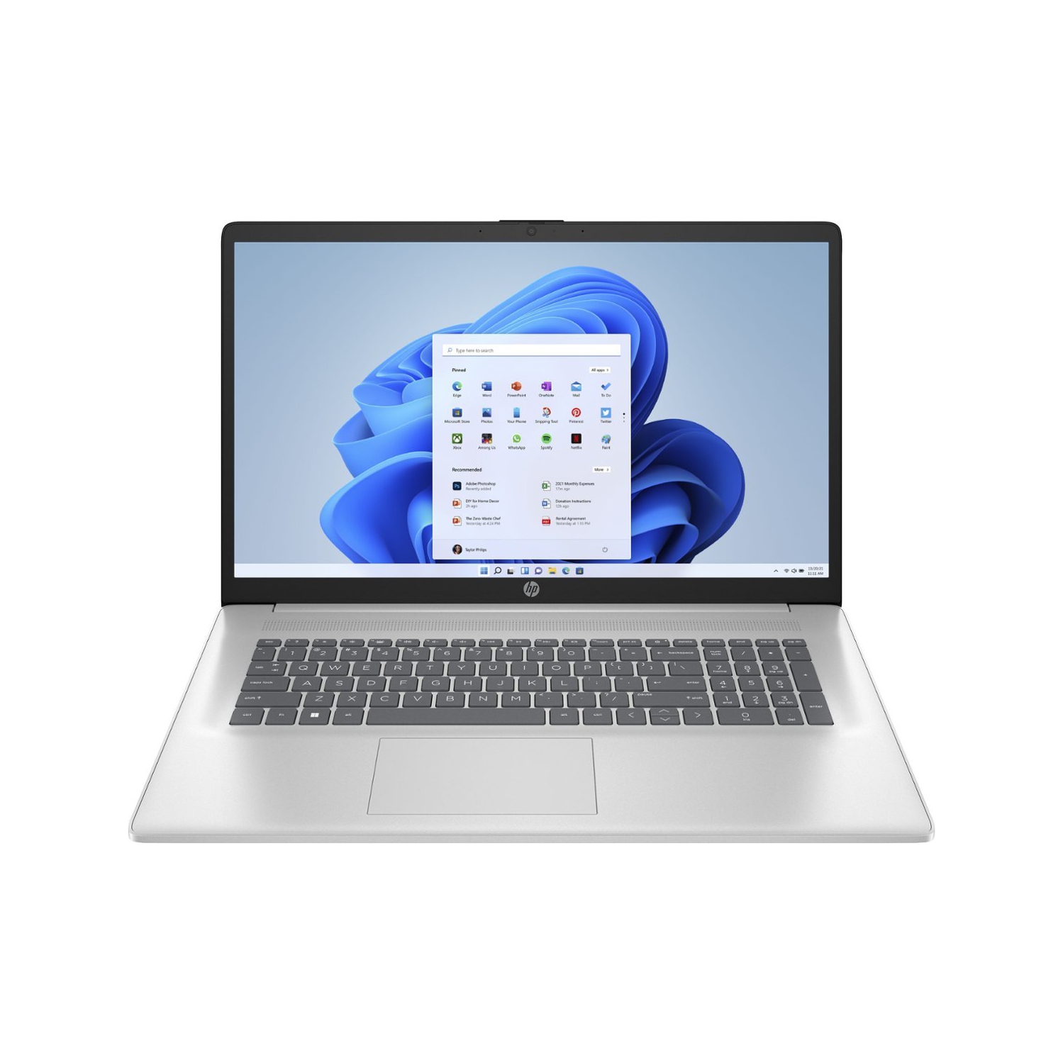 HP 17 inch Personal Laptop, Intel 6-Core i3-1215U, 17.3" FHD IPS Display, Intel UHD Graphics, 48GB DDR4 2TB SSD, WiFi 6, Type-C, HDMI, 720P Camera, Win10 Home