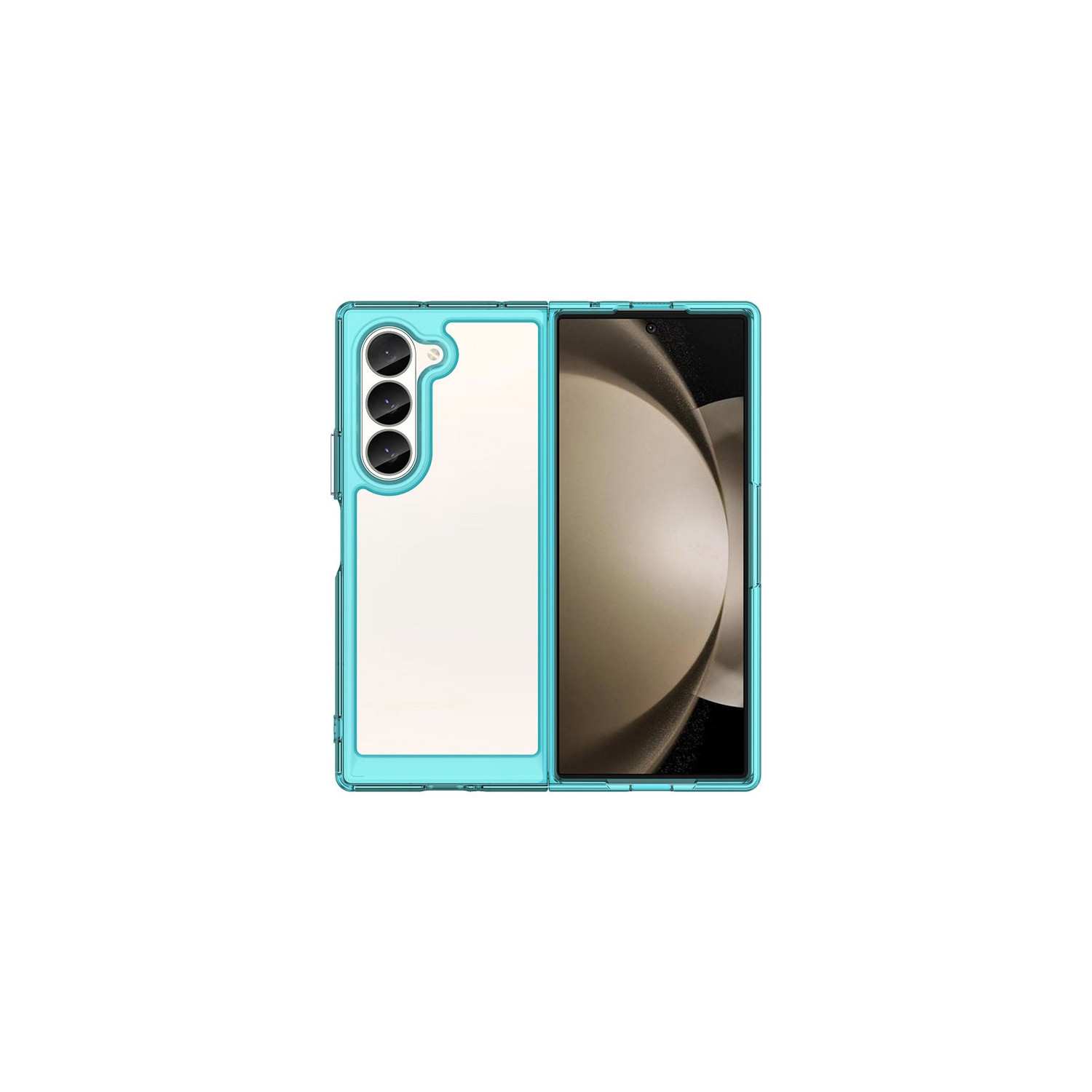 Étui rigide transparent en acrylique Mint de PANDACO pour Galaxy Z Fold6 de Samsung