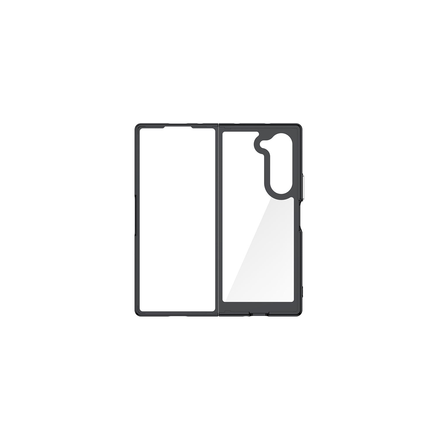 Étui rigide transparent en acrylique Mint de PANDACO pour Galaxy Z Fold6 de Samsung