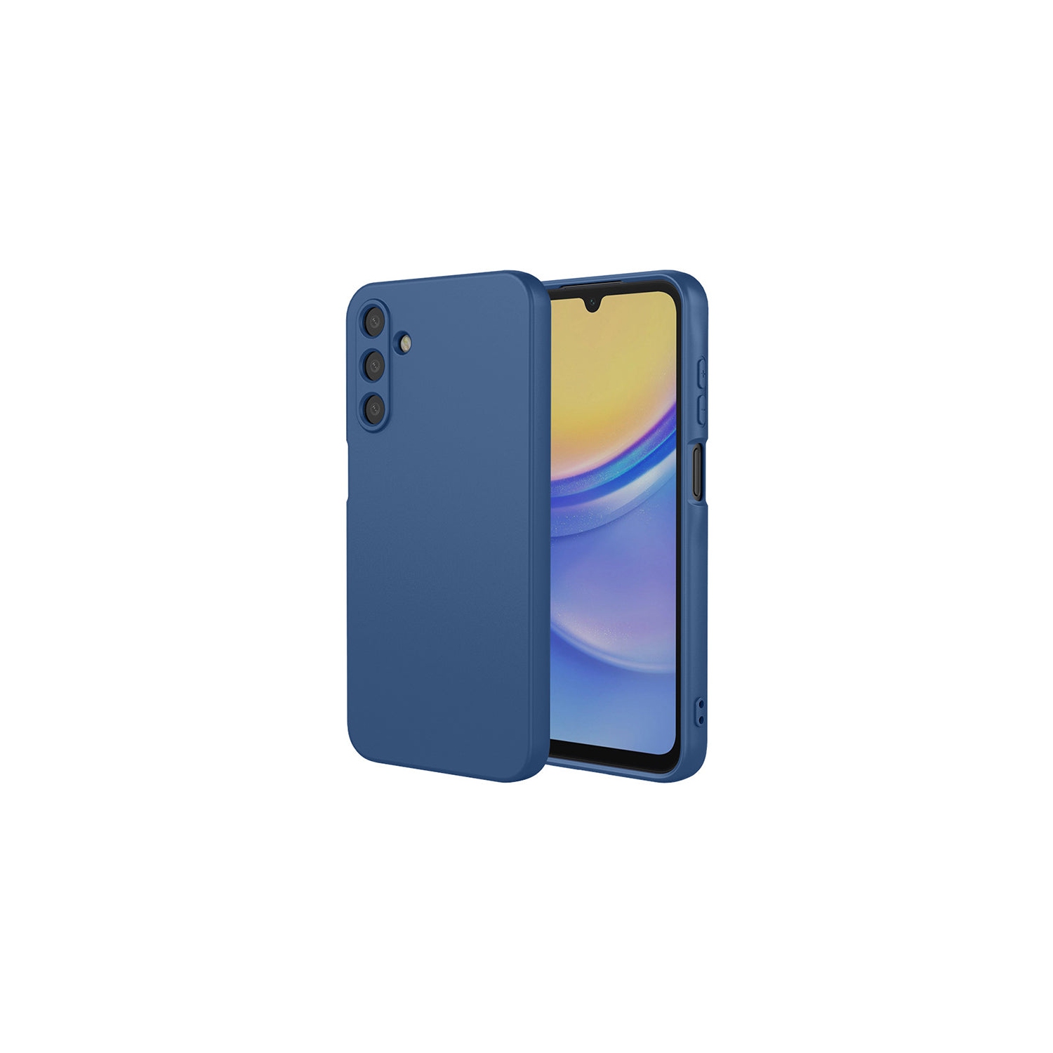 PANDACO Soft Shell Matte Navy Case for Samsung Galaxy A16