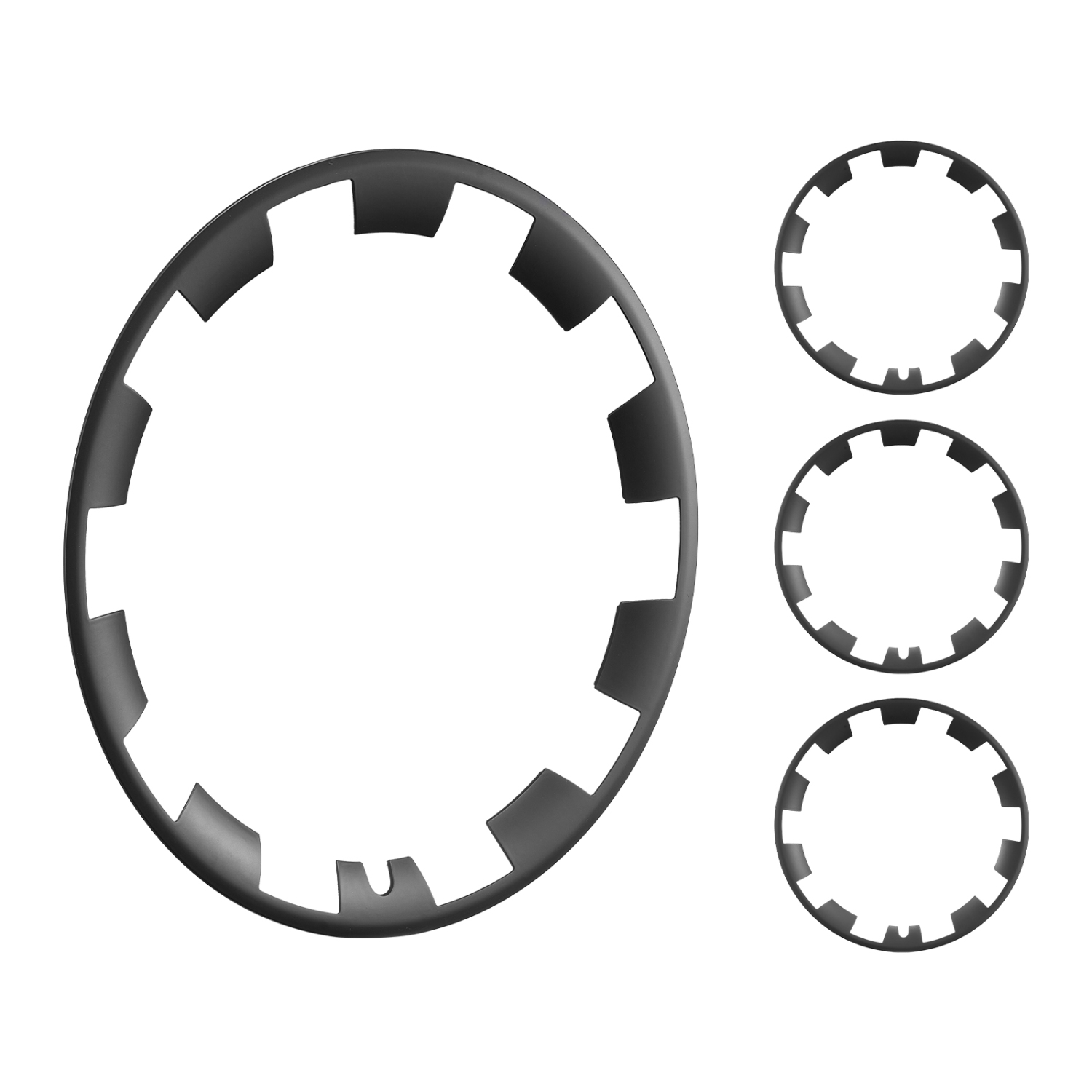 VEVOR 20 in Wheel Rim Cover Hubcaps, Model Y Fully Fit Hubcap with Snap, Guard Tape & Valve Nozzle Hole, ABS & PC Hubcap with Upgraded Buckle, High