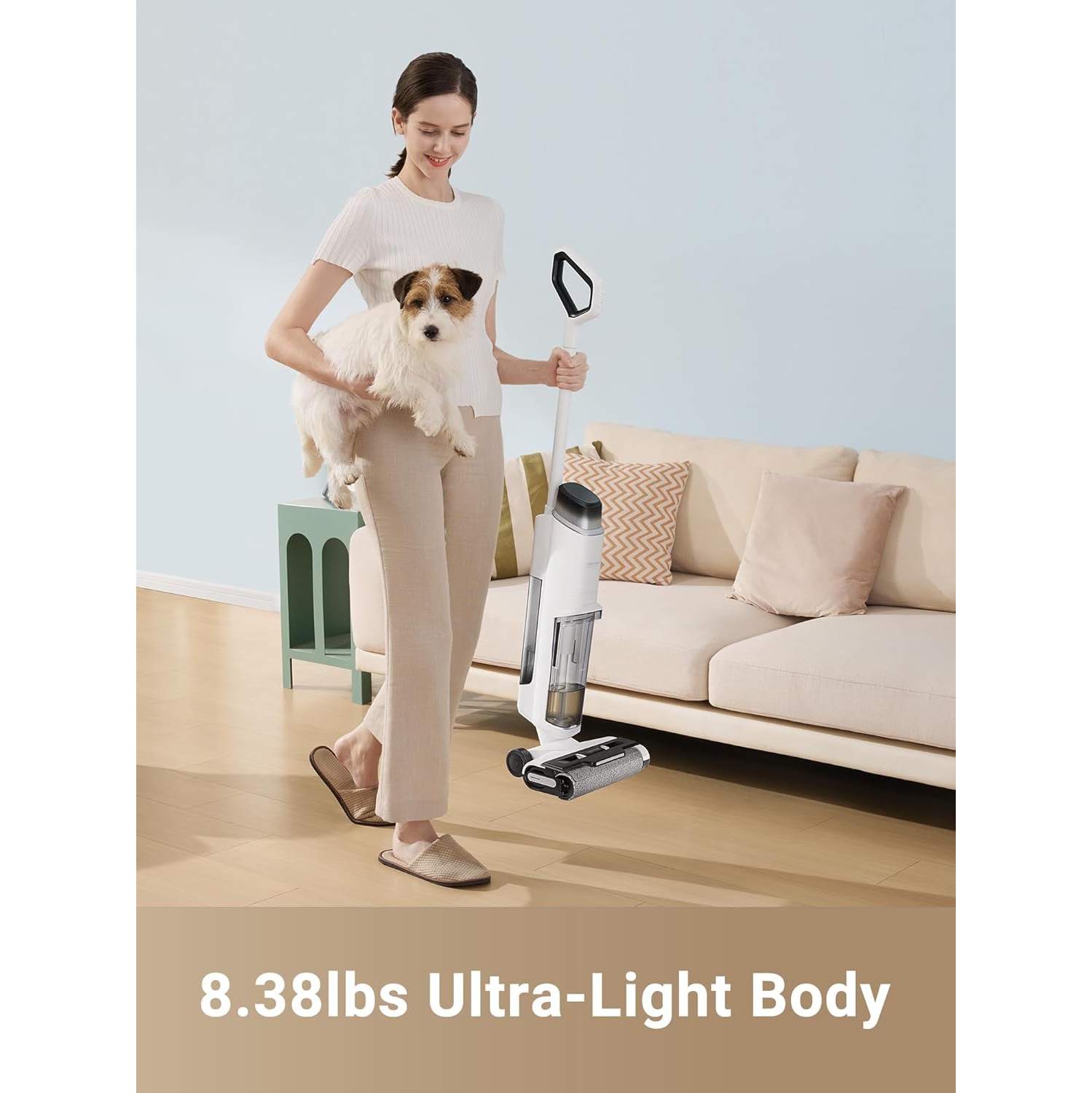 Dreame K10 Pro Wet Dry Vacuum Cleaner, 15KPa Suction Cordless Vacuum Mop, 8.4lbs Lightweight Smart Floor Cleaner with Self-Wash, 30min Runtime, Edge