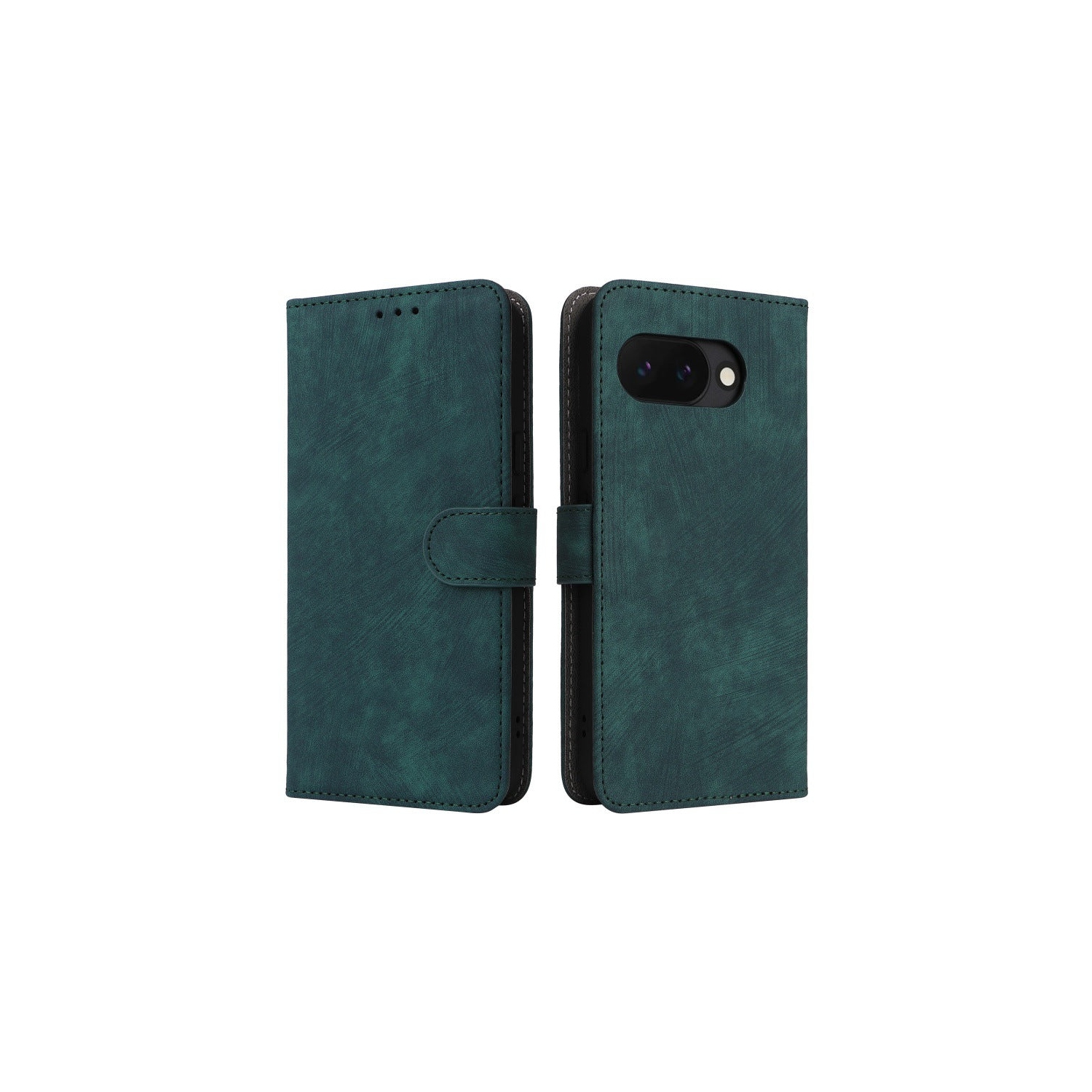 Étui portefeuille vert forêt de PANDACO pour Pixel 9a de Google