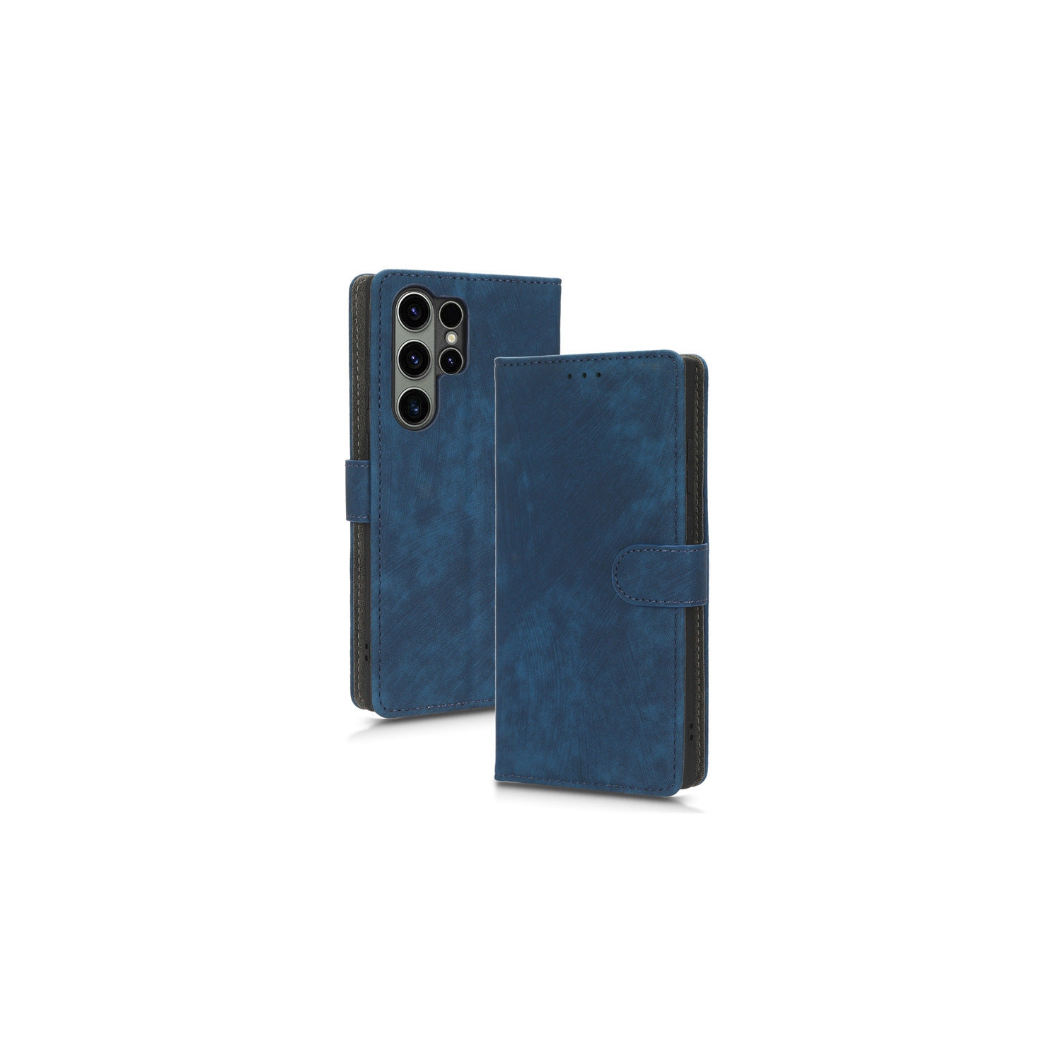 PANDACO Navy Wallet Case for Samsung Galaxy S25 Ultra