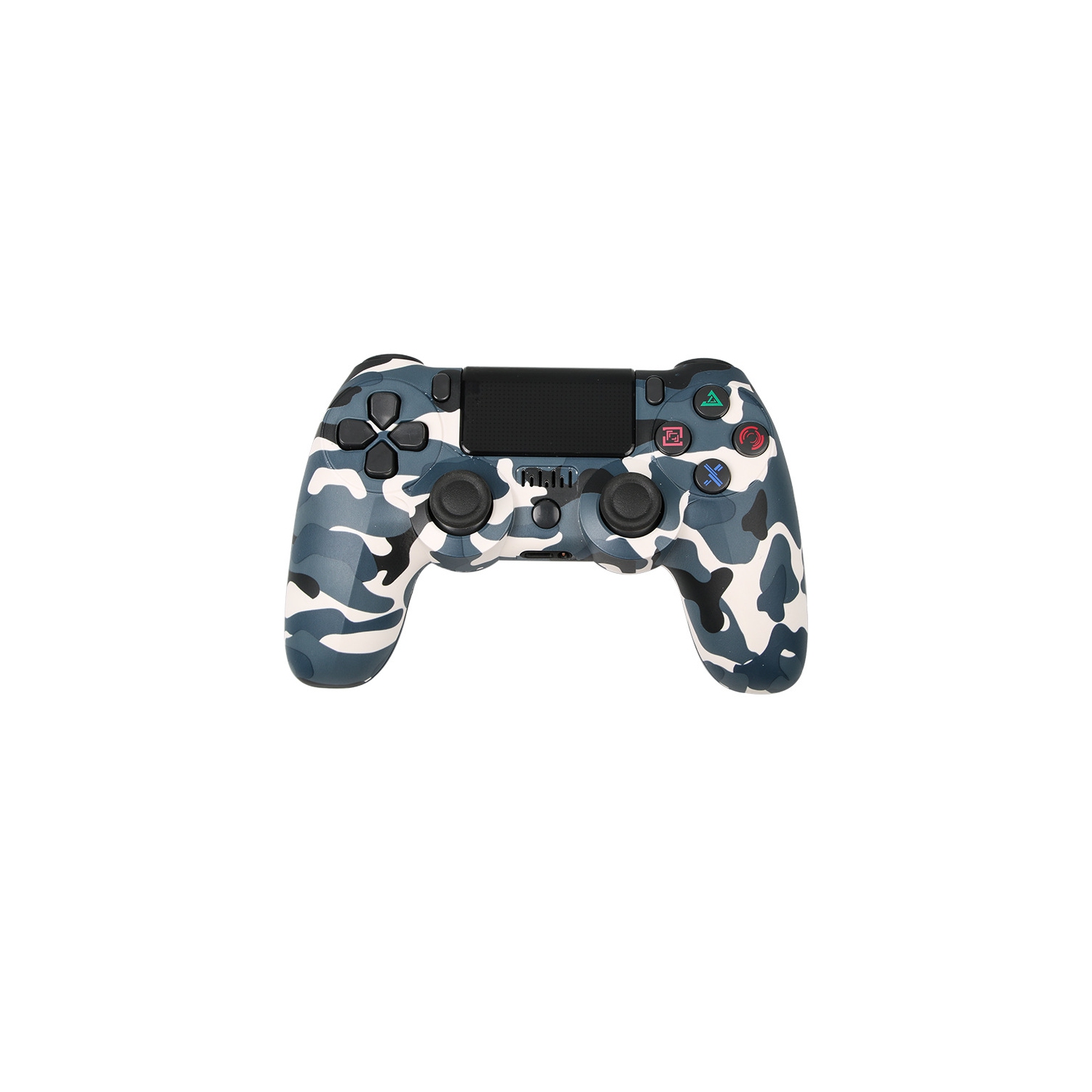 Suitable for P4 wireless Bluetooth handle dual-mode controller | Support PS3/PS4/PC/ | Touchpad + RGB lighting effect + dual motor vibration + RGB
