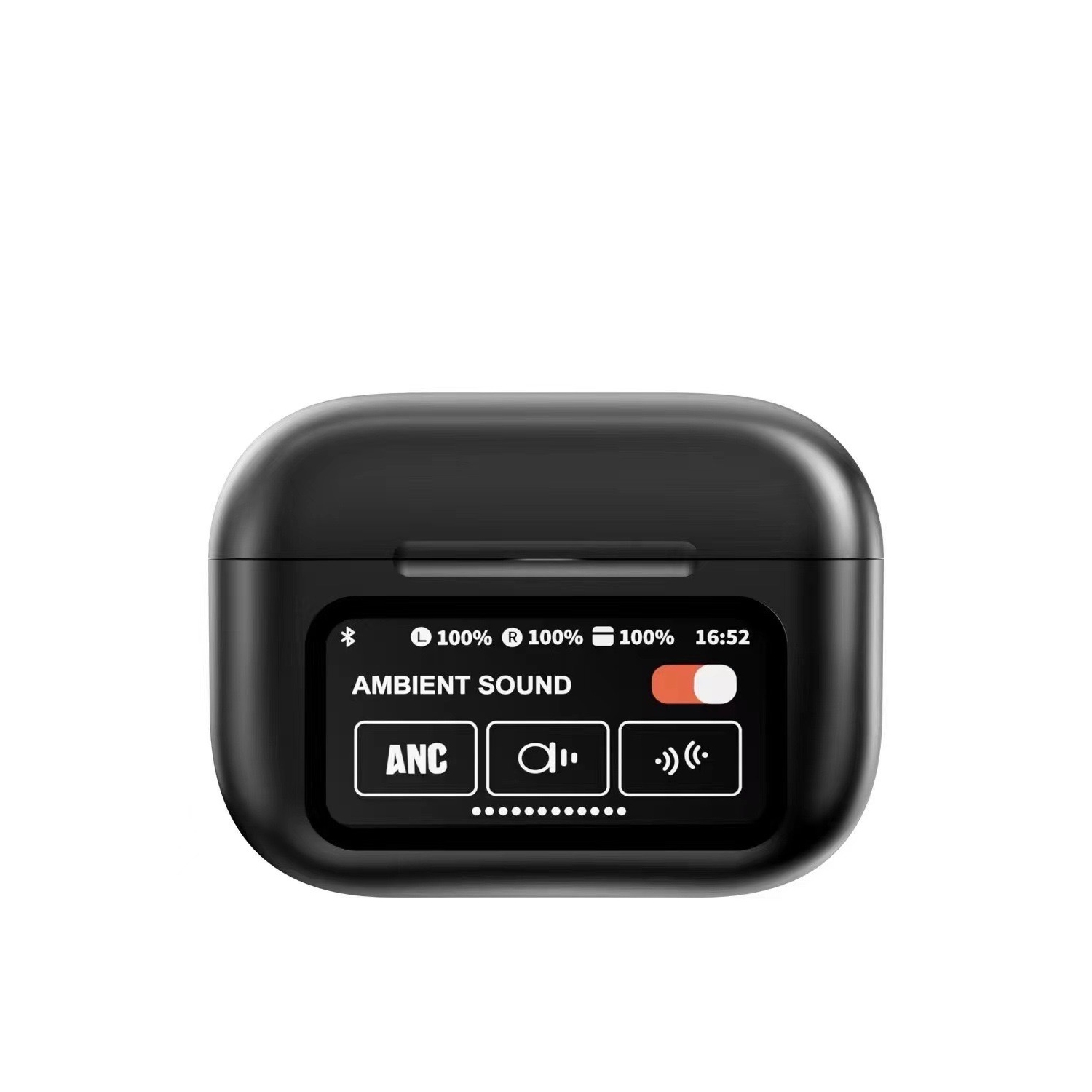 Casque d'écoute sans fil Bluetooth A9pro - Très longue autonomie batterie intra-auriculaire écran couleur, écran numérique, écran tactile, casque de