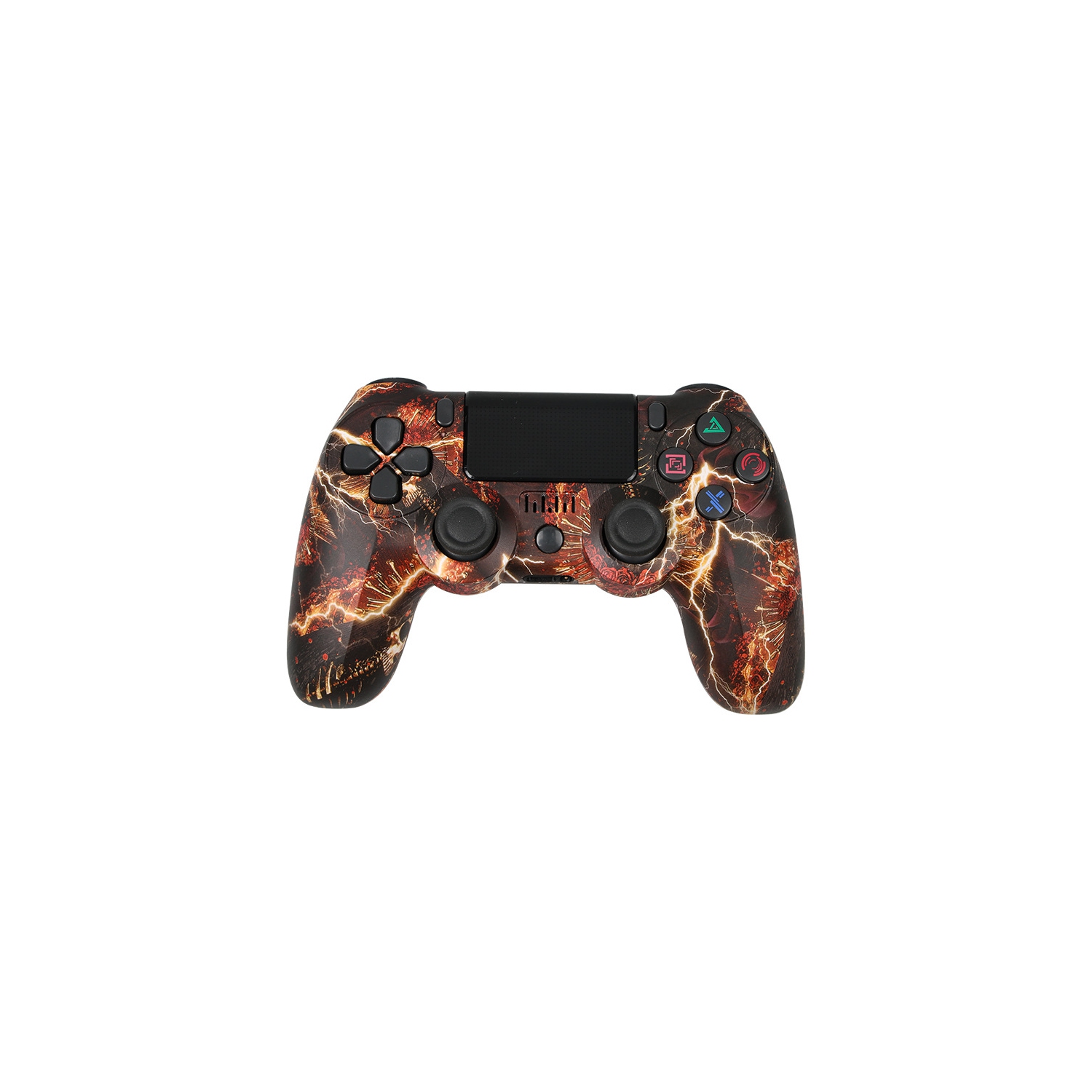 Suitable for P4 wireless Bluetooth handle dual-mode controller | Support PS3/PS4/PC/ | Touchpad + RGB lighting effect + dual motor vibration + RGB