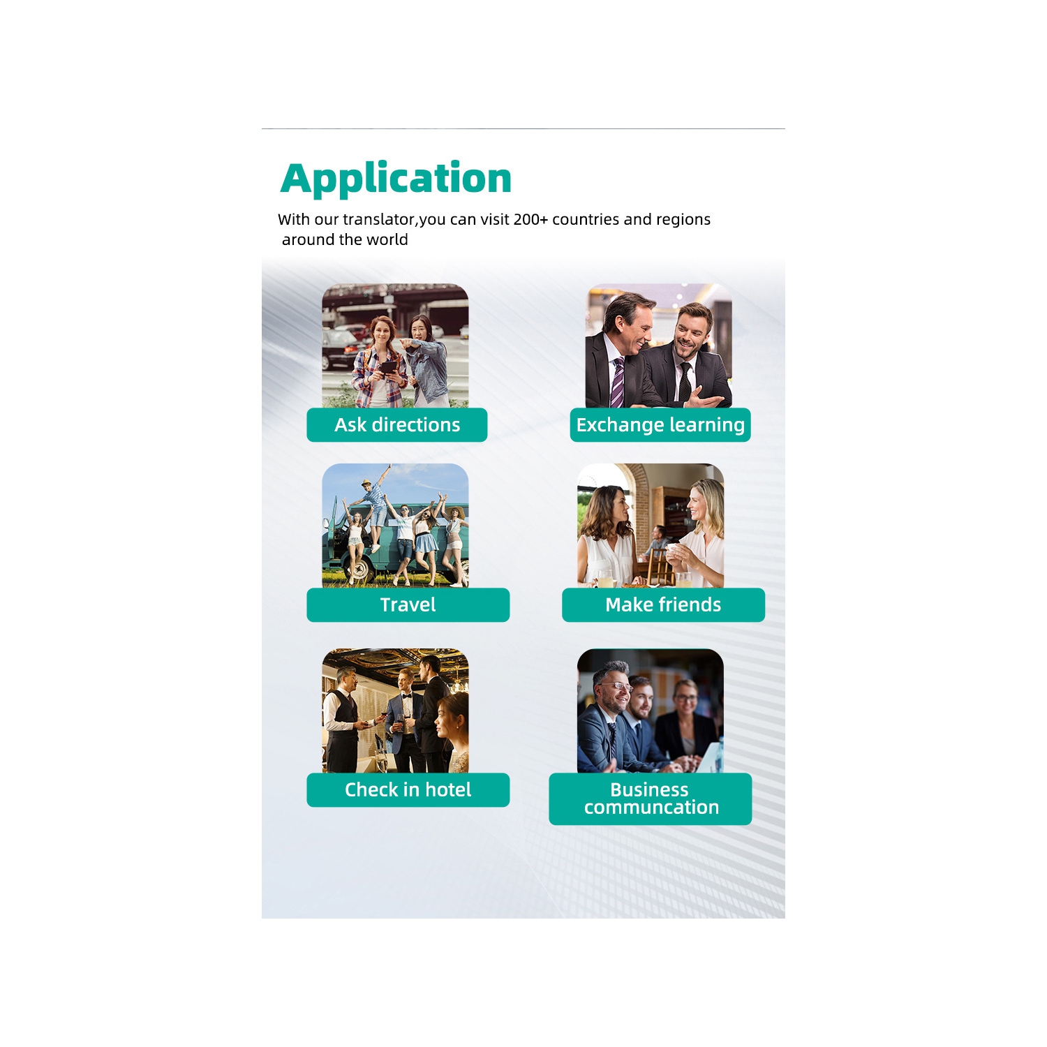 Vormor Z6 Traducteur hors ligne précis, 138 langues ​​la traduction simultanée prend en charge l'apprentissage en voyage et la machine de traduction