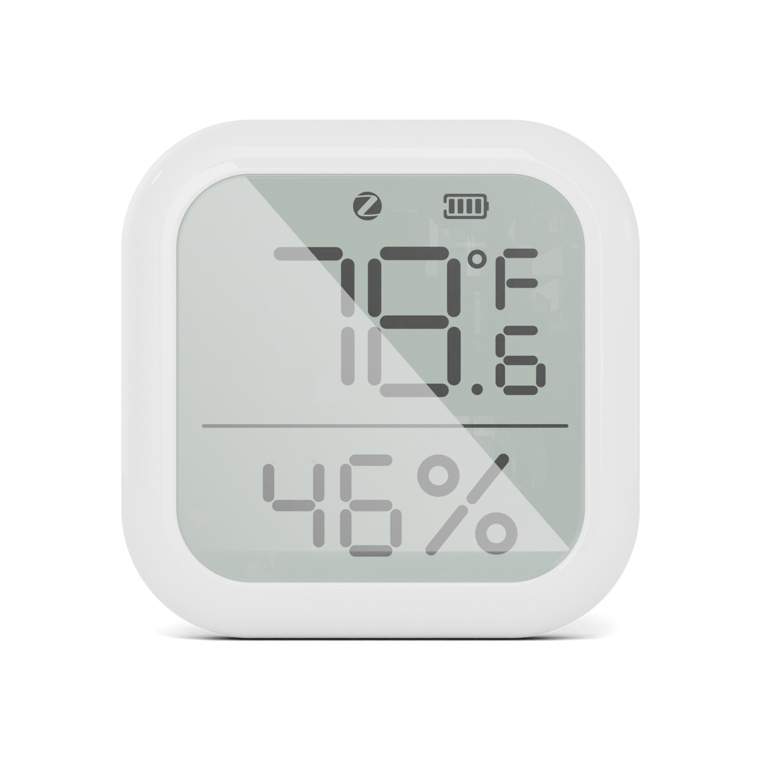 Tuya ZigBee smart home temperature and humidity sensor, digital display app remote control temperature and humidity smart sensor - square