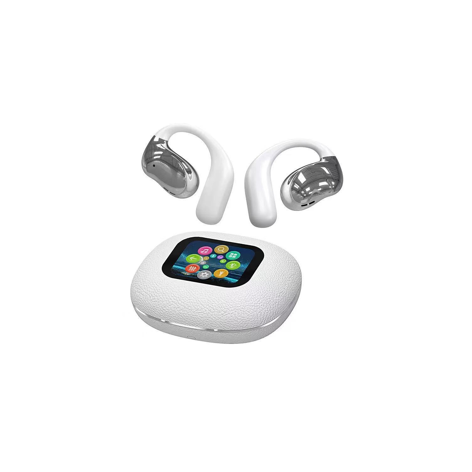 New Bluetooth headset, multi-language, long battery life, true wireless noise reduction headset, with smart touch screen ear hook, waterproof