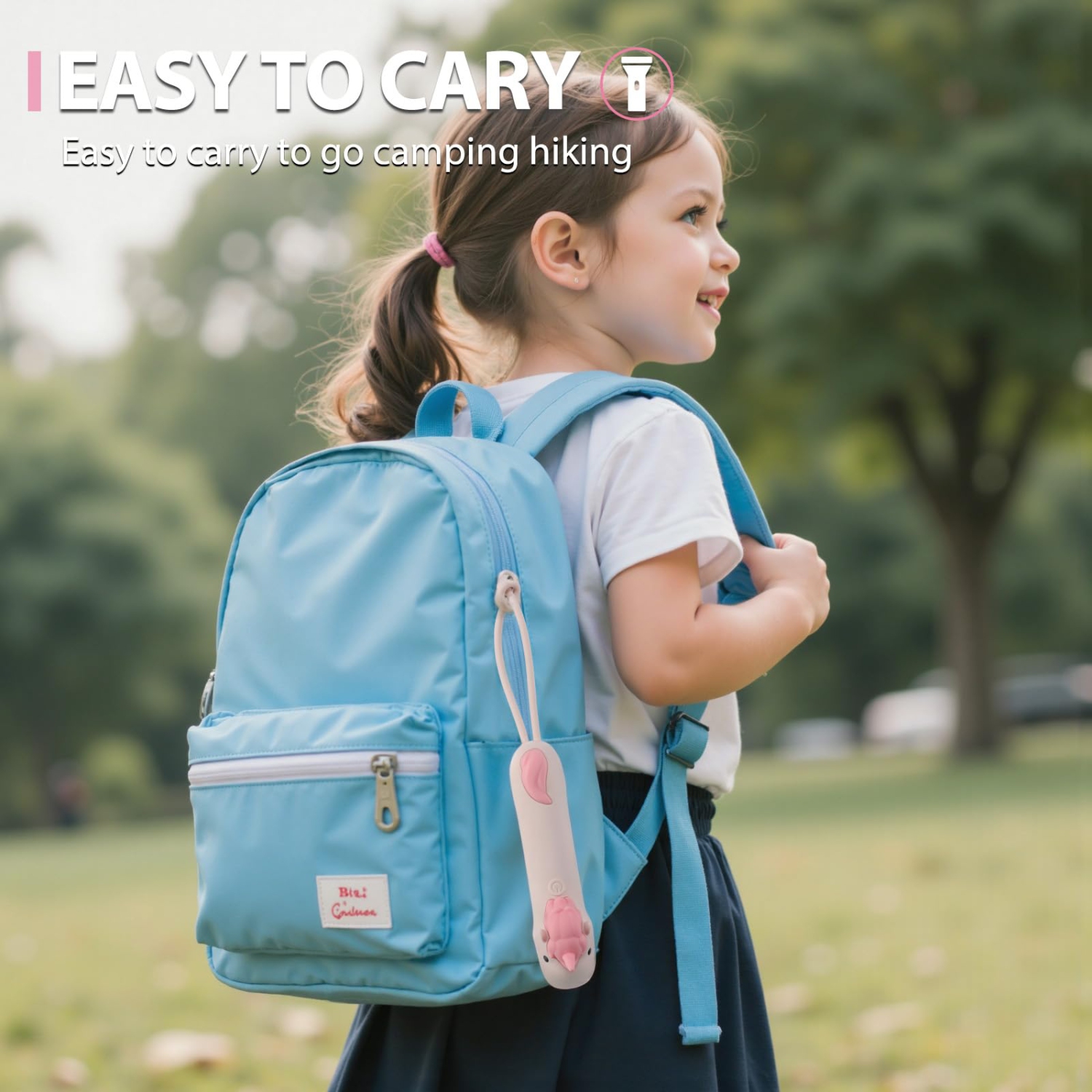 Lampe de poche pour enfants, licorne rose LED, idéale pour le camping et les aventures en plein air