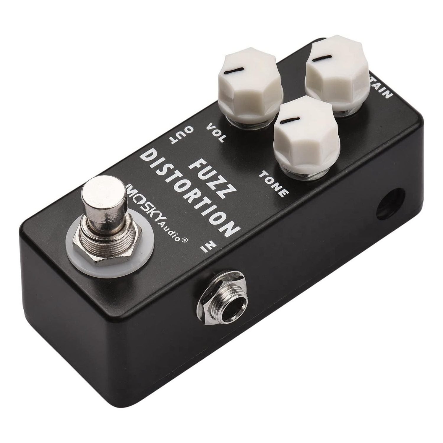 Professional distortion fuzz effects | Three-band equalization adjustment | True bypass design | All-metal body | Portable