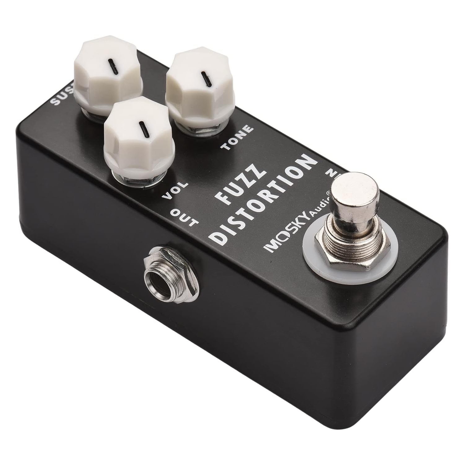 Professional distortion fuzz effects | Three-band equalization adjustment | True bypass design | All-metal body | Portable