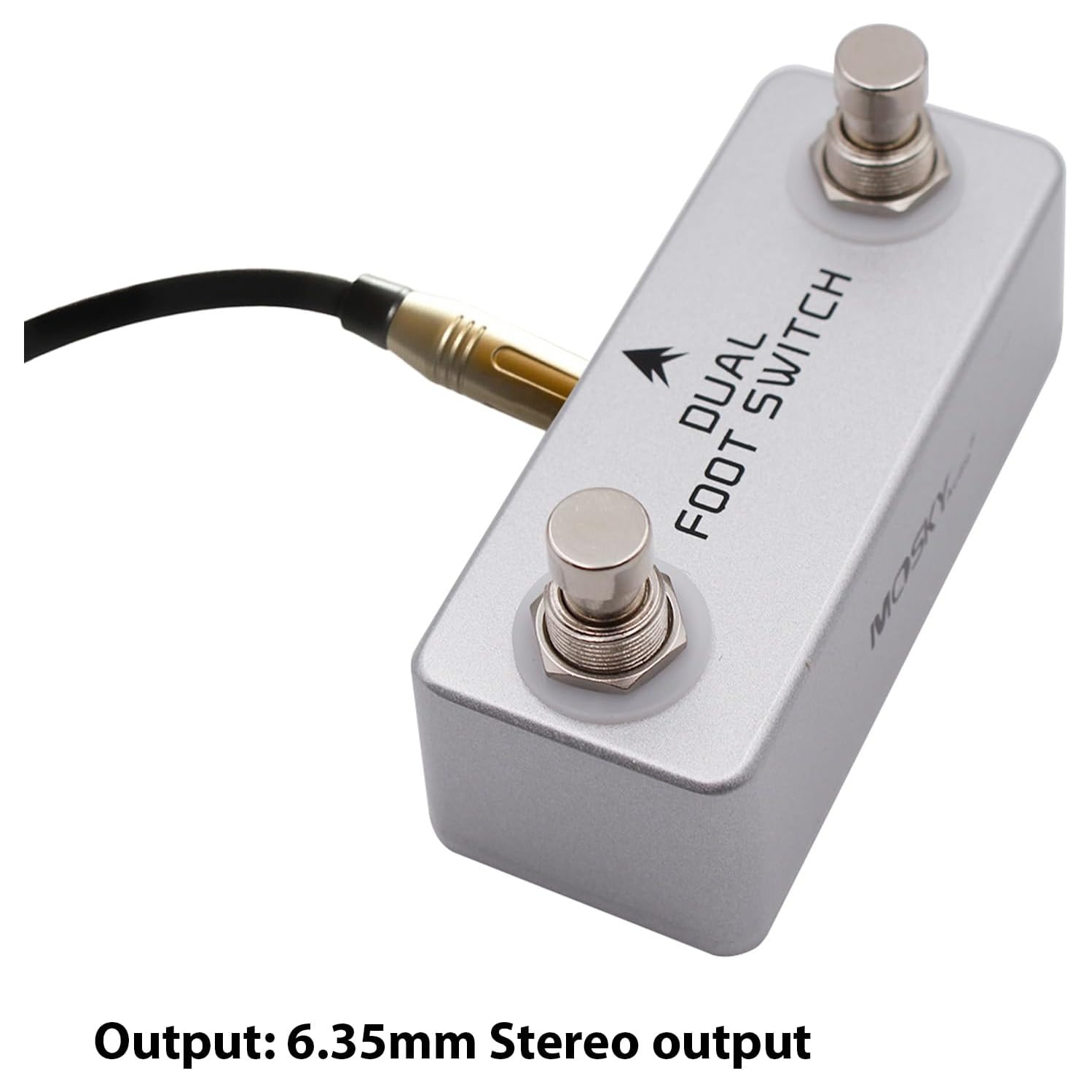 Dual-lock multi-function foot controller|Direct connection without power supply|Alloy casting body|Stereo output|Universal for speakers and effects