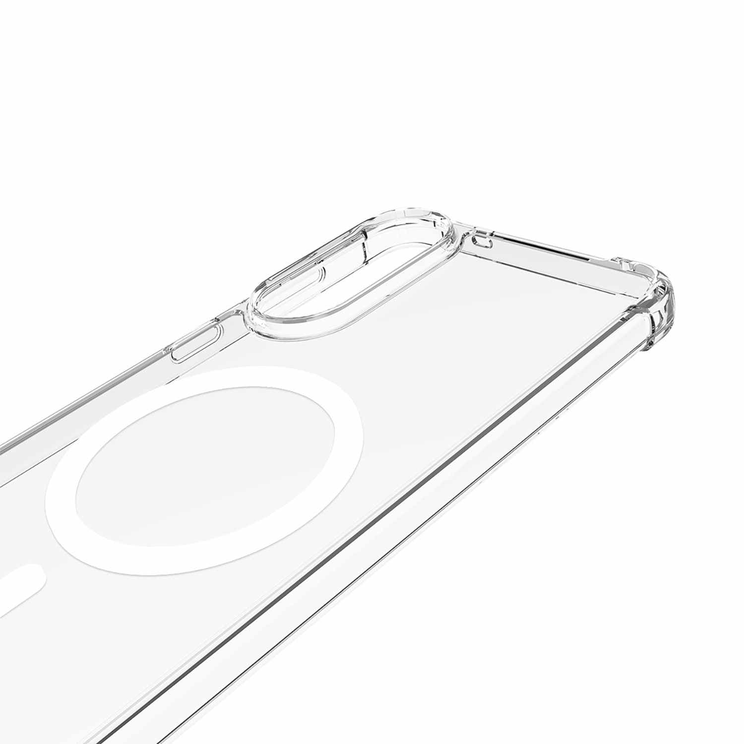 Blu Element – Étui transparent robuste DropZone avec aimants | Conçu pour le Galaxy S25 Edge | Transparent