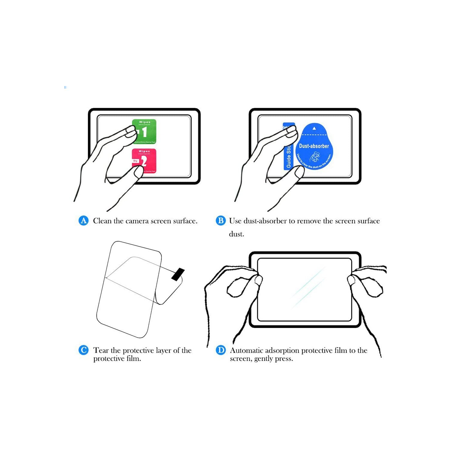 [CS] Protecteur d'écran en verre trempé pour tablette Galaxy Tab S10 FE++ SM-X620 de Samsung, étui et sans bulles