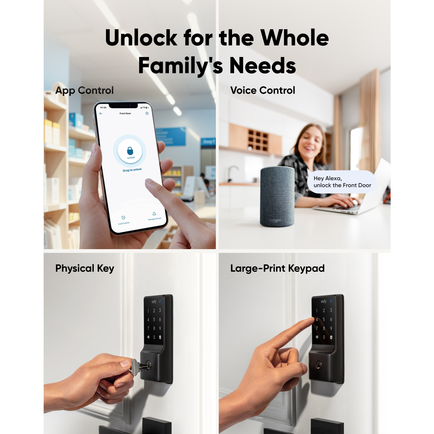 Open Box - eufy Keyless Entry C34 Smart Door Lock