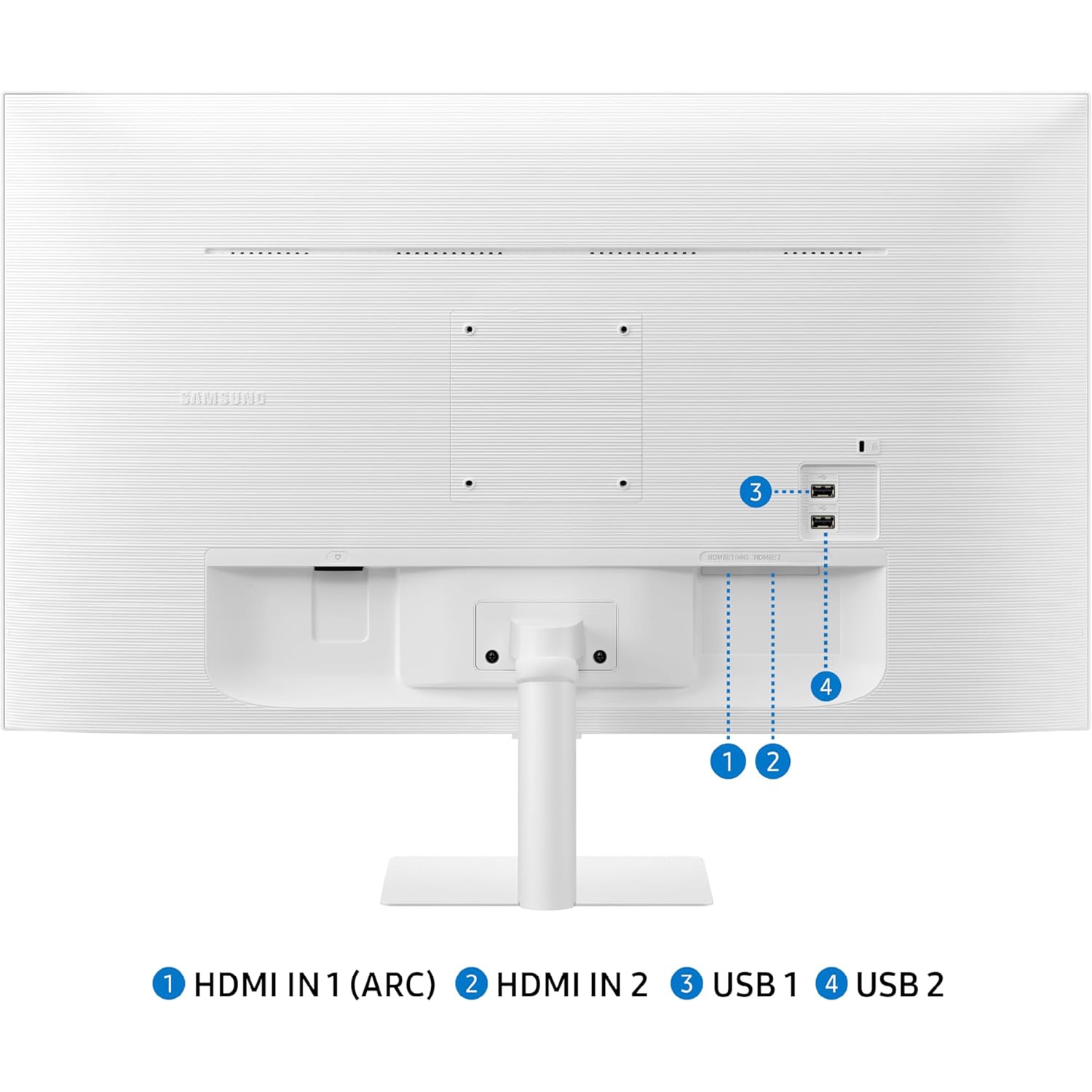 Samsung 32" FHD 60Hz 4ms GTG VA LCD Gaming Monitor - White