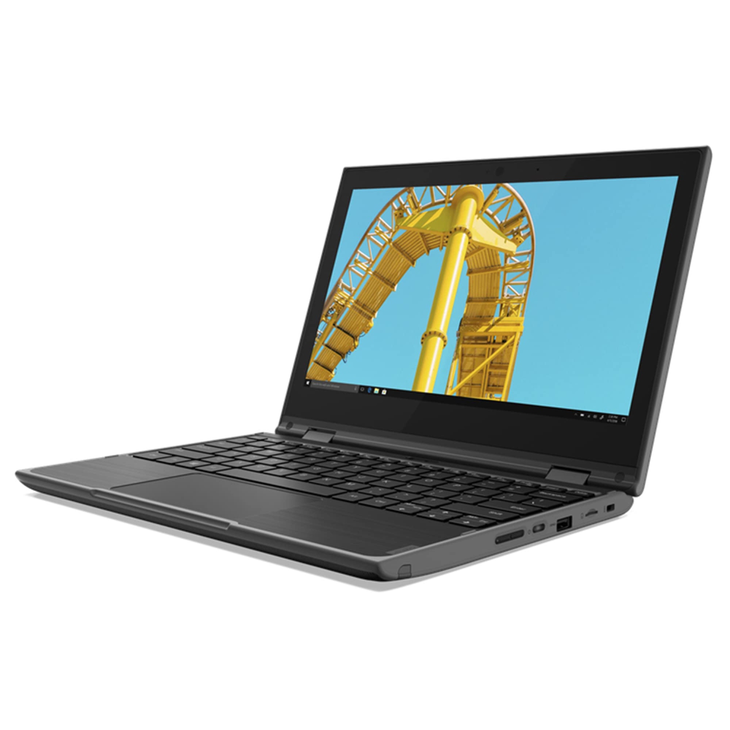 Refurbished - Lenovo 300e 2nd Gen 11.6" 2-in-1 Laptop, AMD 3015E 4GB RAM 64GB eMMC