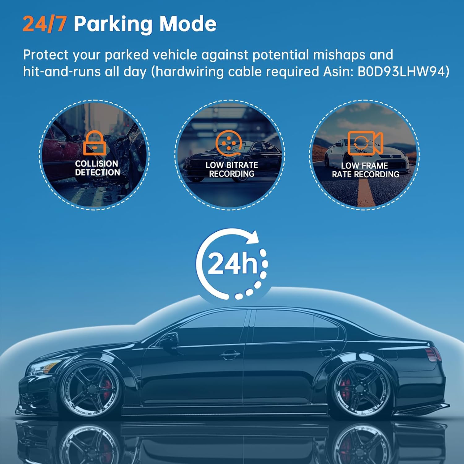 Dash Cam Front and Rear, 2.5K Dual Dash Camera for Cars, 2560P Mini Car Camera, 2 inch IPS Screen, 32GB Card Included, WDR Night Vision, 24 Hours