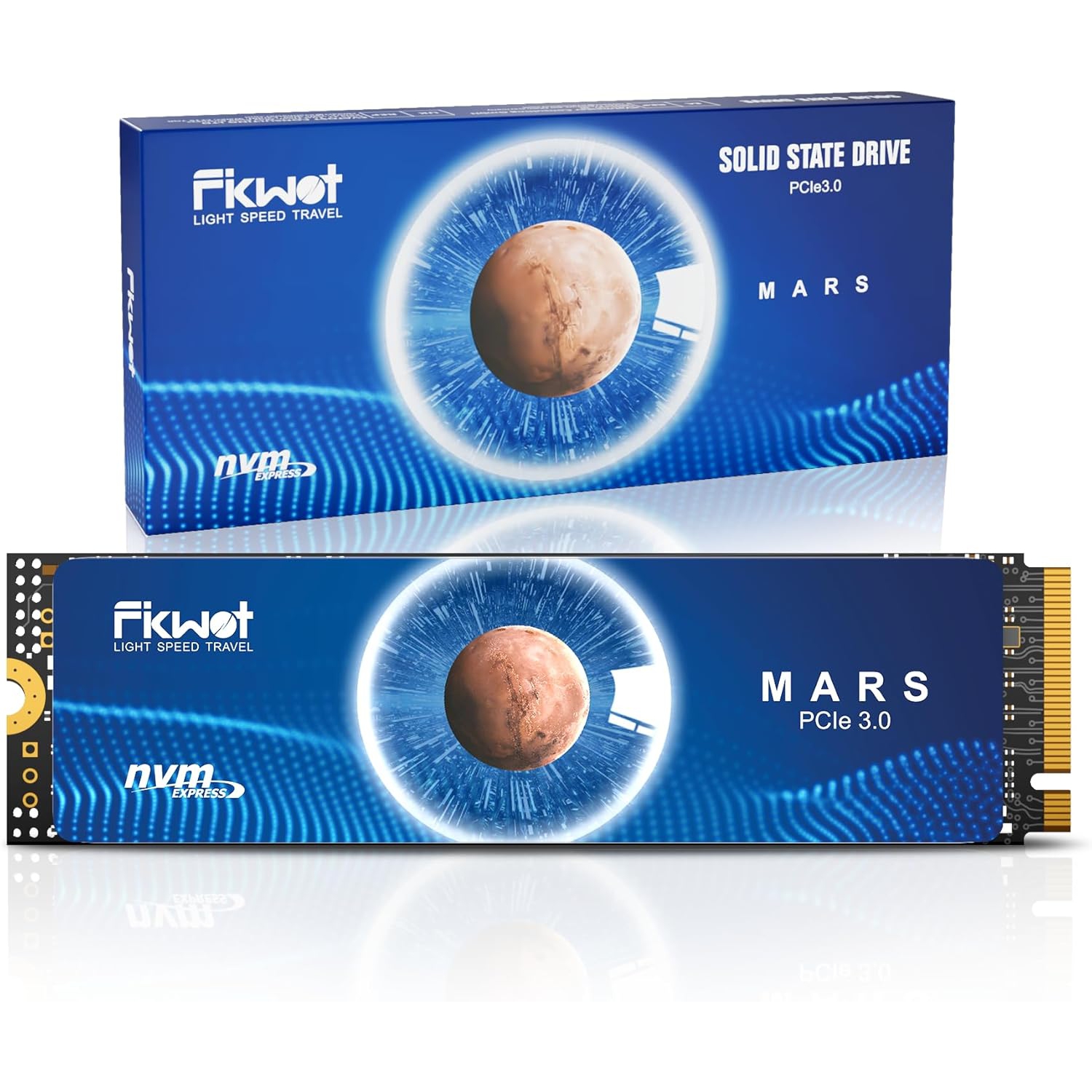 Fikwot FX550 NVMe SSD 2TB M.2 SSD PCIe 3.0×4 Read Up to 3,500 MB/s, M2 2280 Internal Soild State Drive, Compatible with Desktop, Laptop and Mini PC, QLC NAND Flash