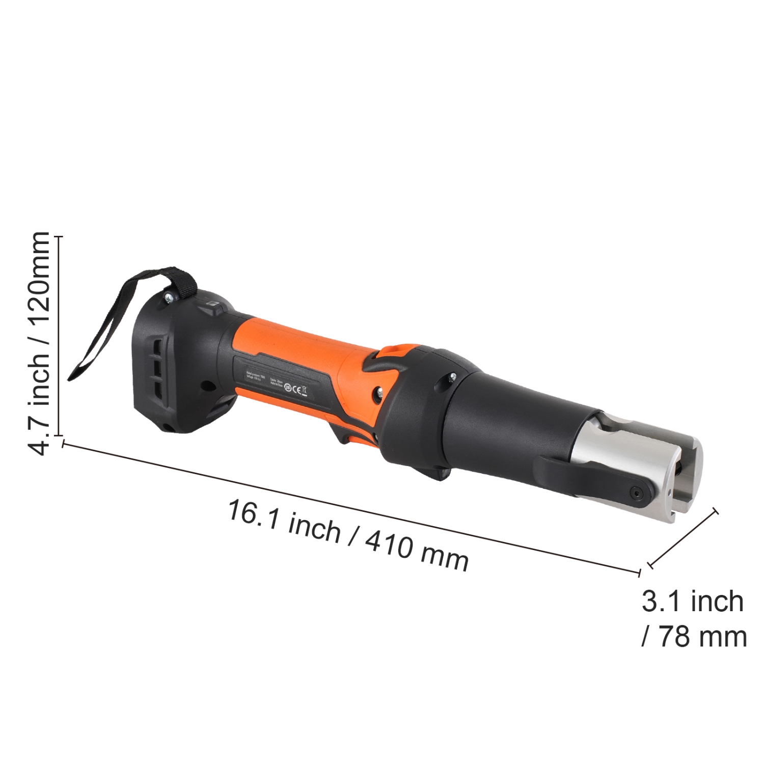 VEVOR 18V Mini ProPress Tool, Electric Pipe Crimping Tool for 1/2", 3/4", 1" Copper Pipes, Press Tool Kit with 3 Pro Press Jaws, 2pcs 18V 2AH