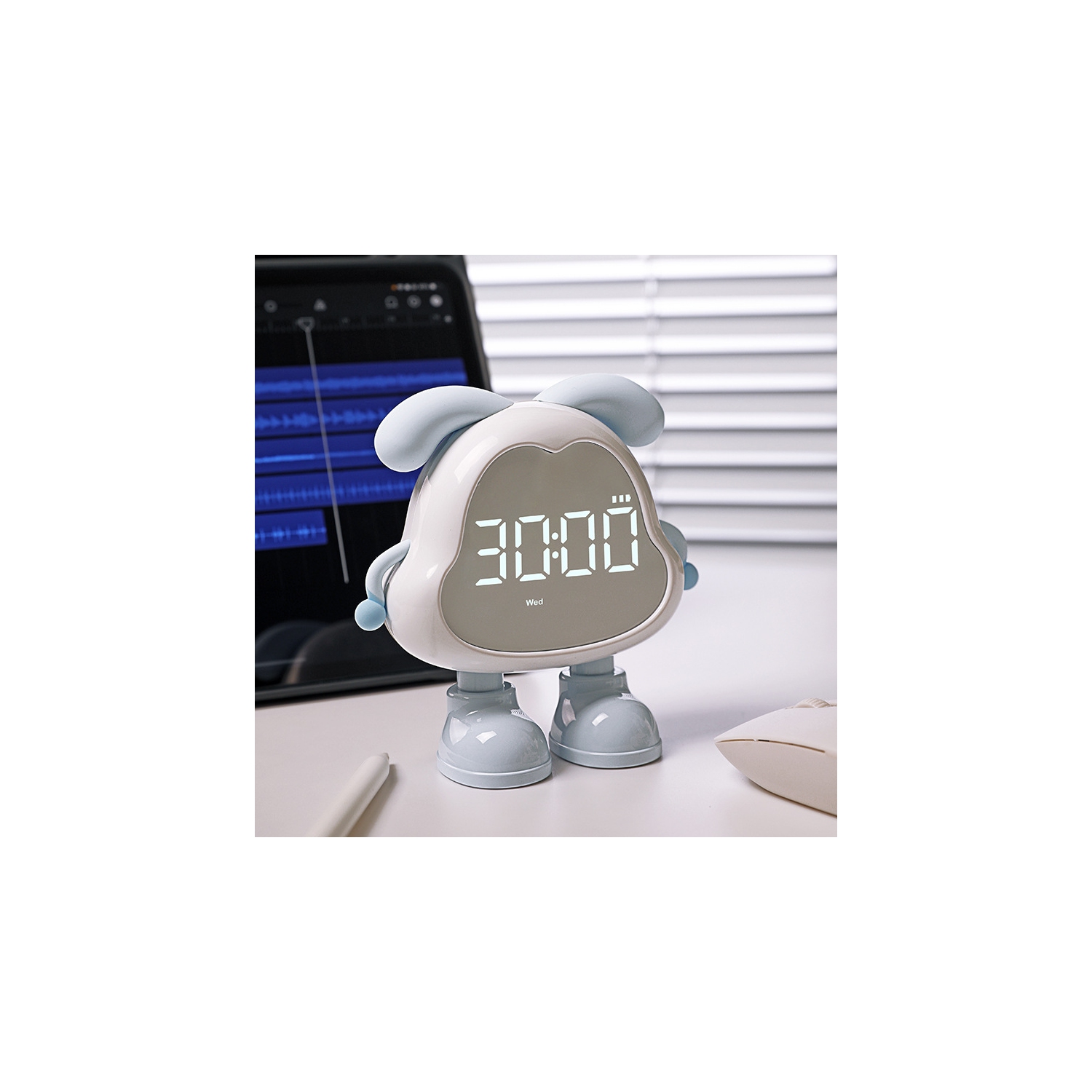 Dual alarm clock, good looking, loud volume, can wake up children's alarm clock, suitable for bedroom, suitable for teenagers, children's sleep