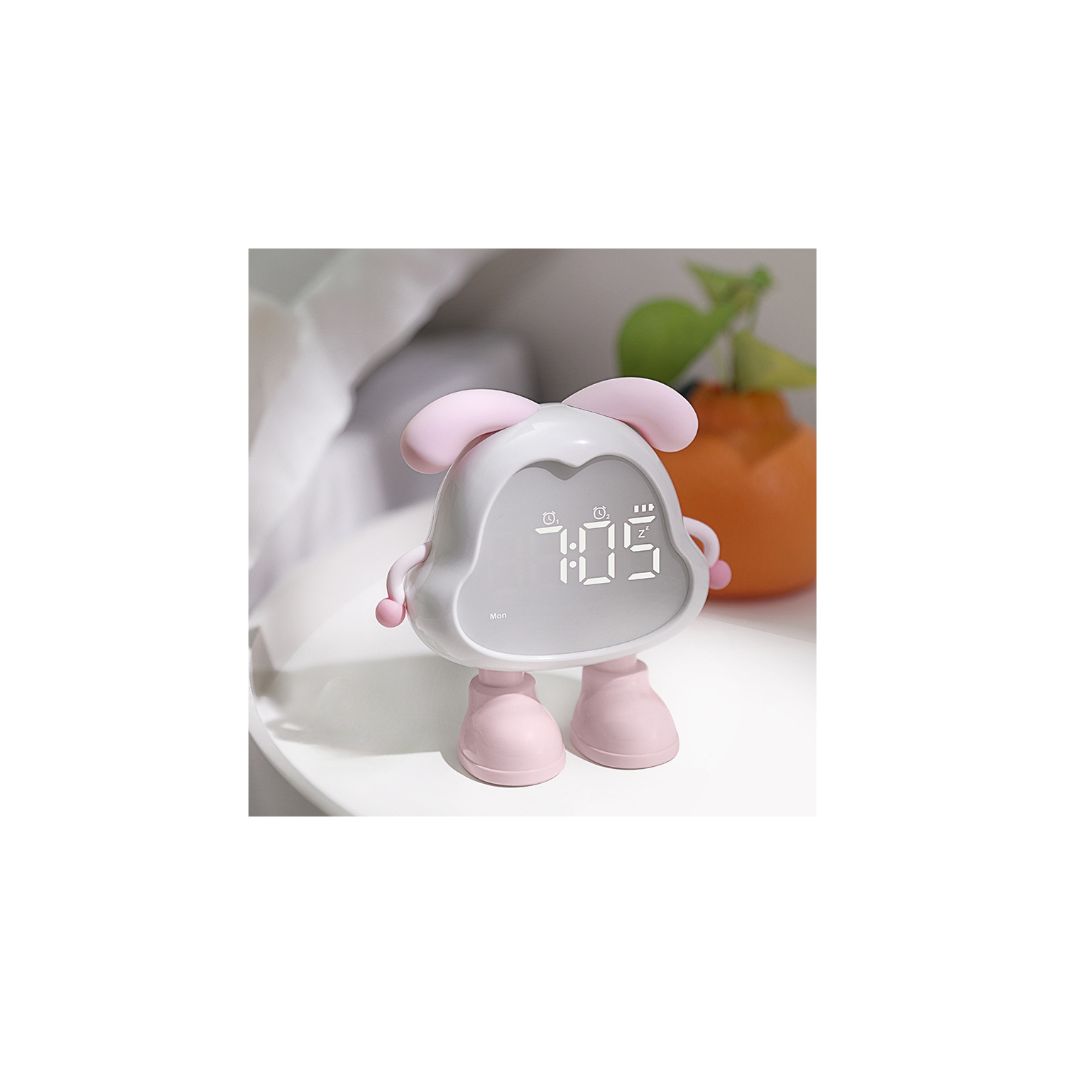 Double réveil, beau, volume élevé, peut réveiller le réveil des enfants, adapté pour la chambre, adapté aux adolescents, entraîneur de sommeil pour