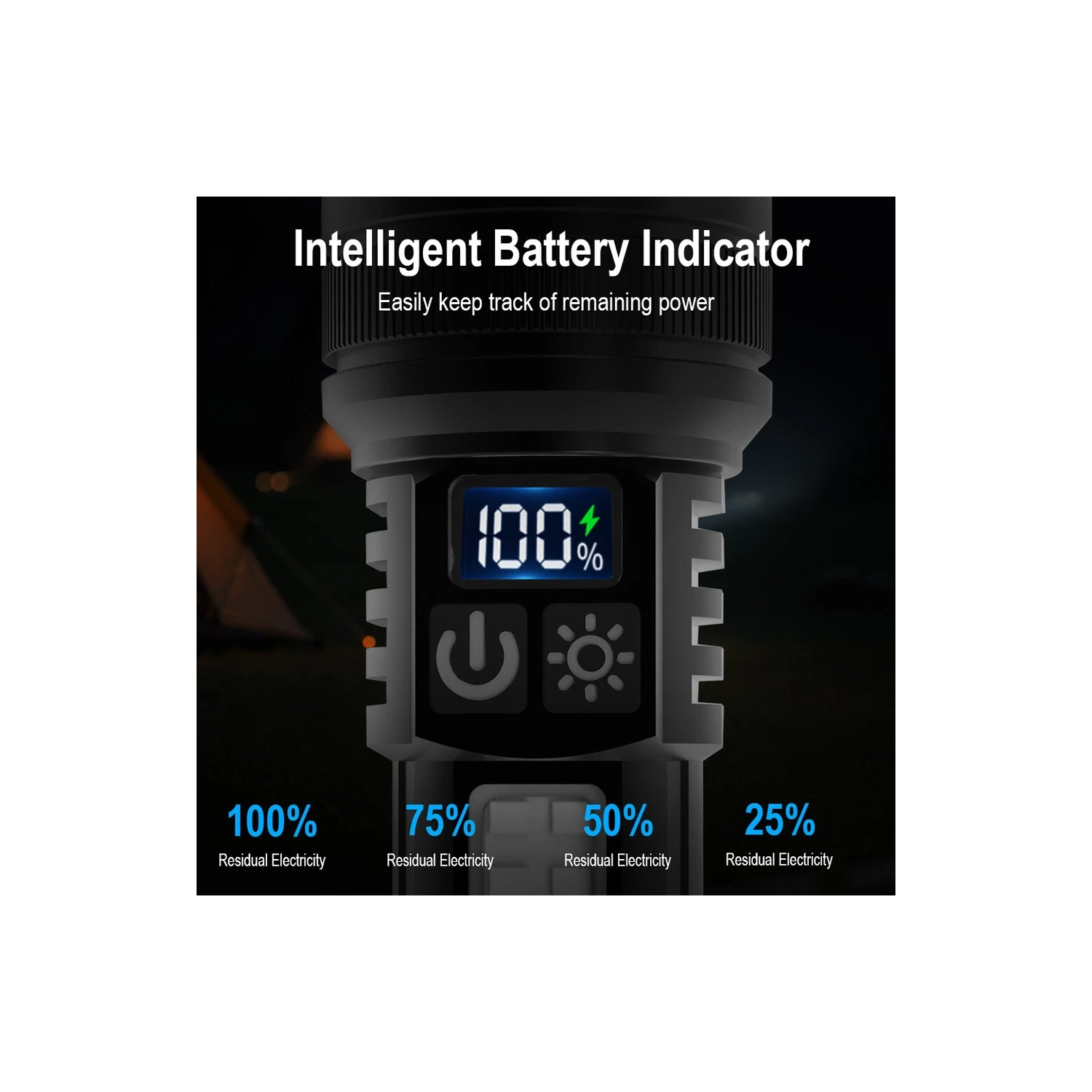 Lampe de travail à longue autonomie COB très lumineuse, portative et multifonction, mini lampe de poche à longue portée rechargeable