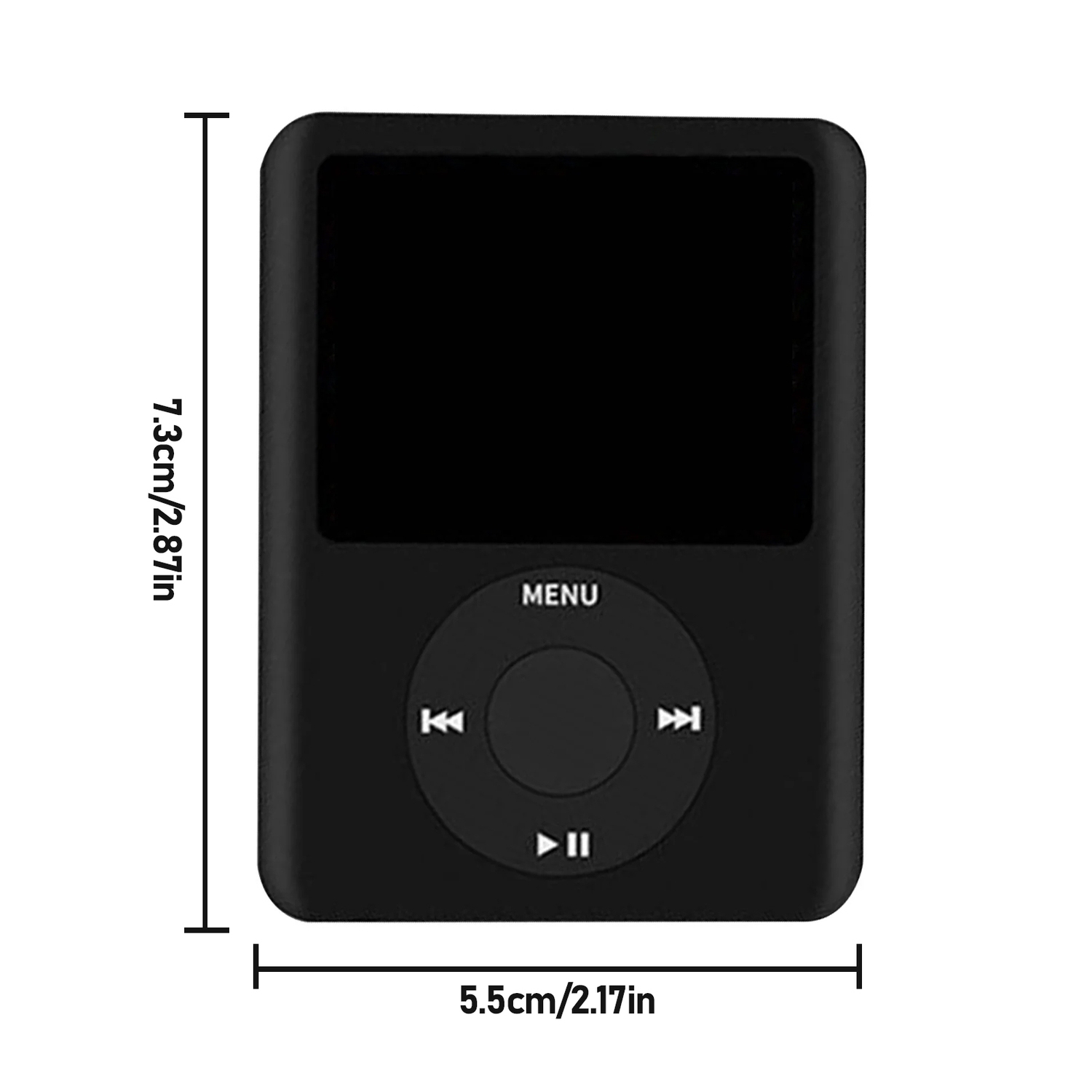 Portable MP3 audio player, mini music video player, e-book reader, Bluetooth enabled