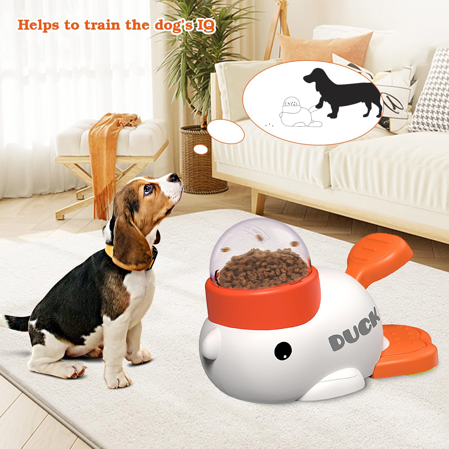 Dog treat dispenser toys, pet food leak toys suitable for large, medium and small dogs