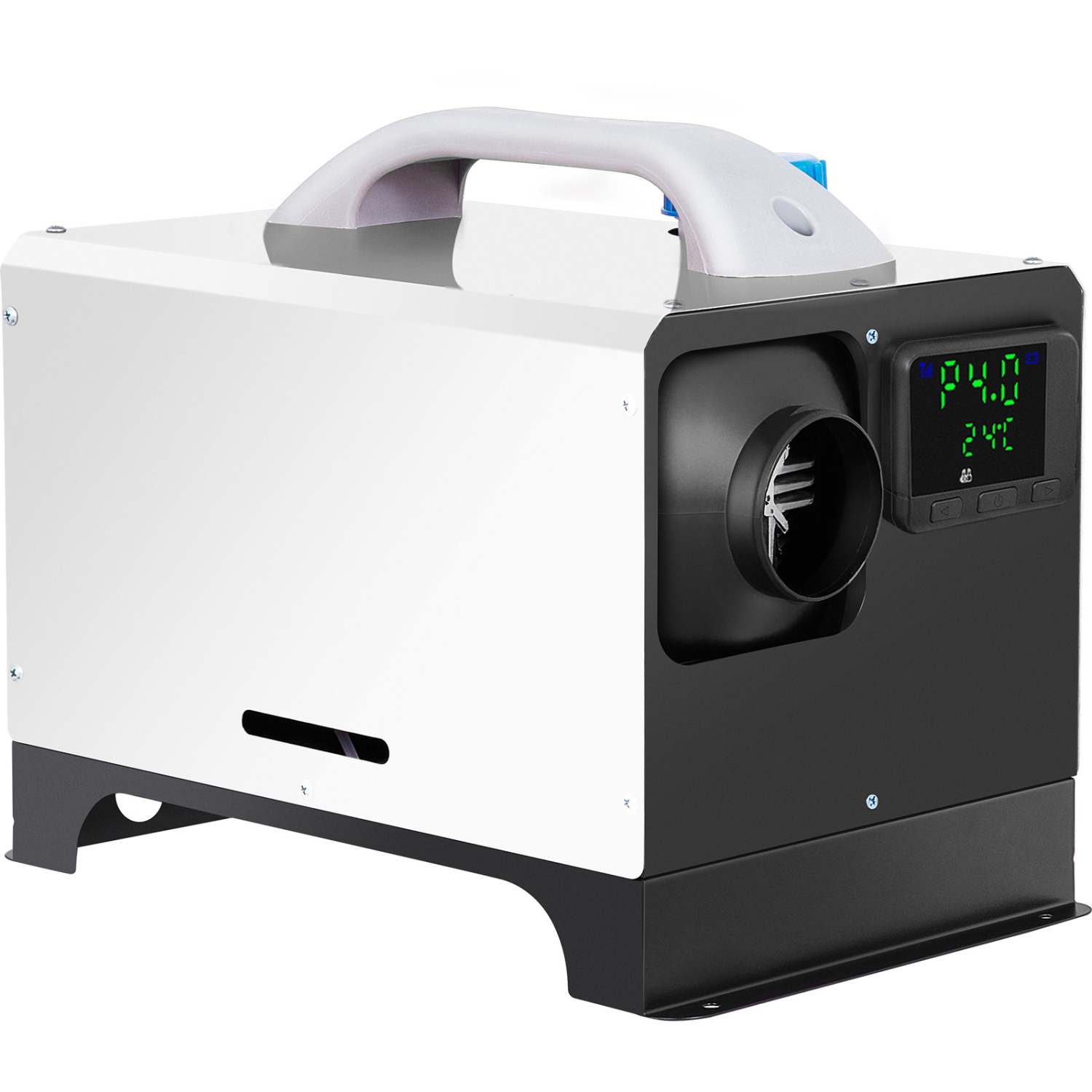 VEVOR 8KW Diesel Air Heater, Parking Heater 12V Truck Heater, One Air Outlet, with Black LCD Switch, Remote Control, Fast Heating Compact Diesel